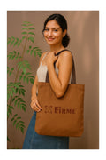 A sturdy tote bag with a spacious interior and comfortable handles.