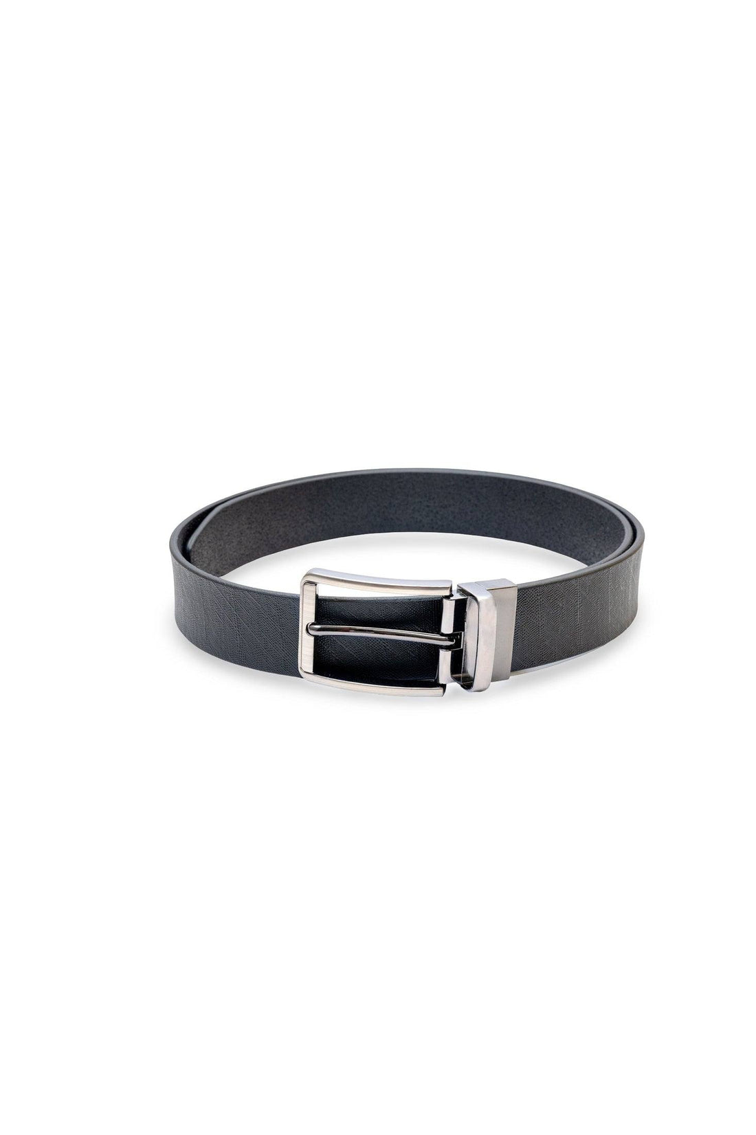 Firme Bag Mens Leather Belt With Buckel | Genuine Leather Belt For Men (Fit Upto 46 Inches, Black ).