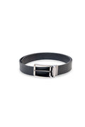 Firme Bag Mens Leather Belt With Buckel | Genuine Leather Belt For Men (Fit Upto 46 Inches, Black ).
