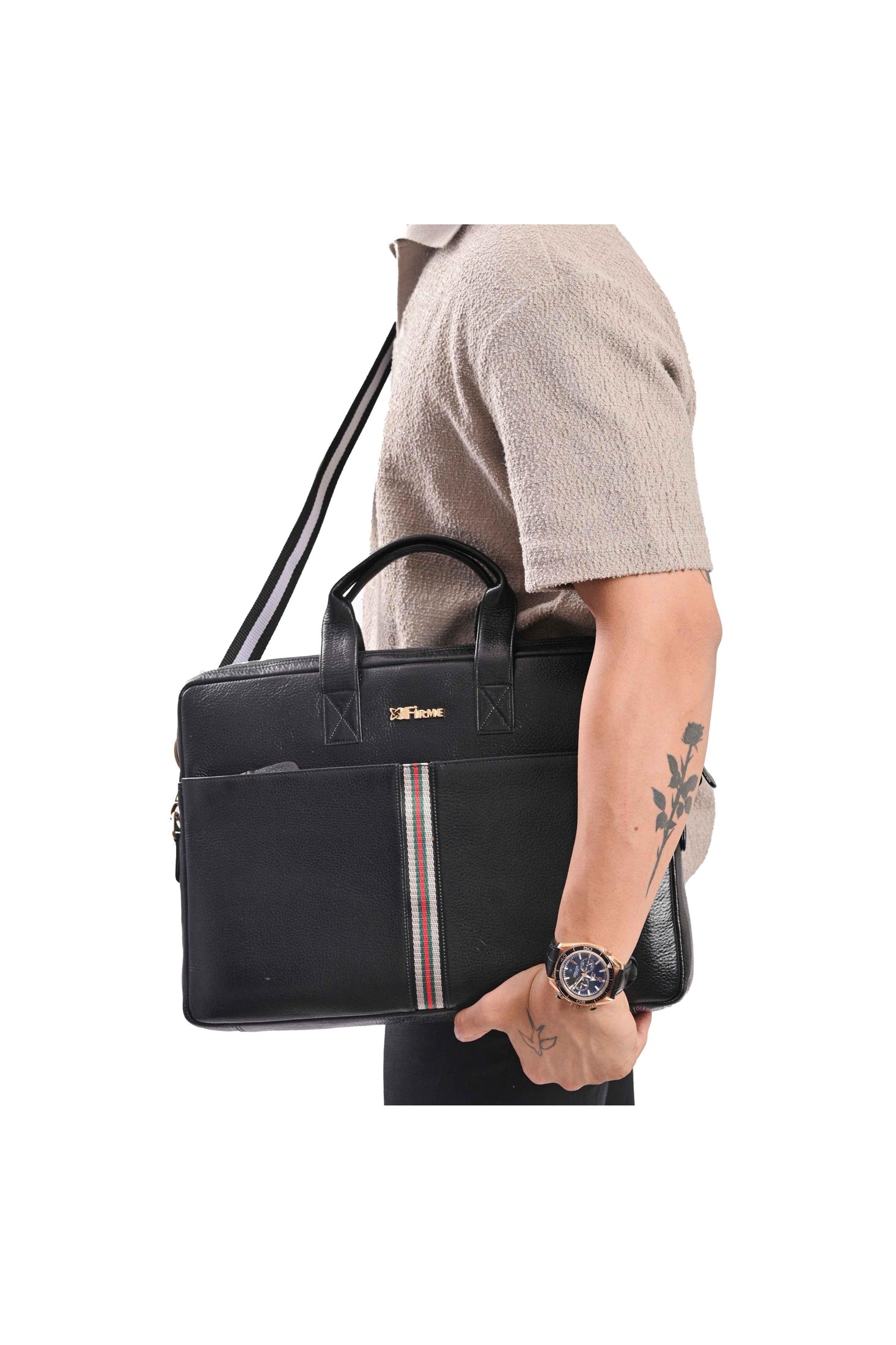 Fizzy Leather Laptop Bag.