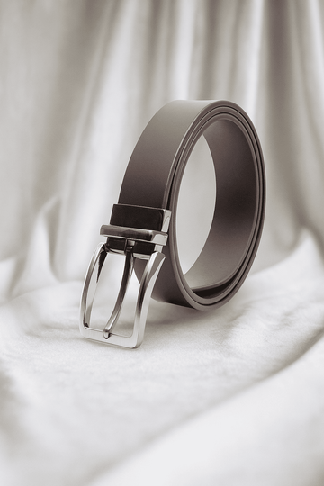 Mens Leather Belt With Buckel | Genuine Leather Belt For Men (Fit Upto 46 Inches, Brown )