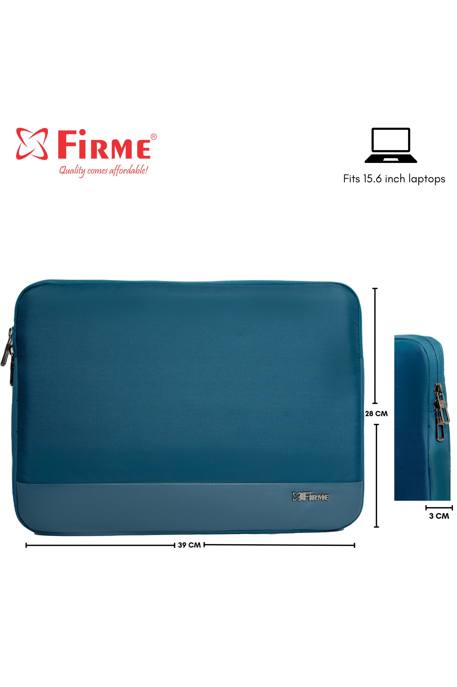 Firme Water Resistant Laptop Sleeve With Out Handle Compatible.