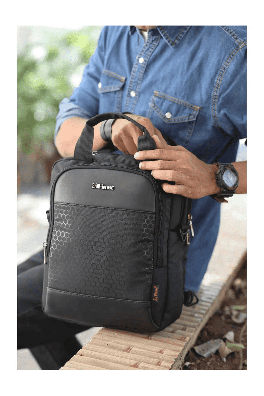 Firme Hive 2 In 1 BackPack Men - Convertible Backpack For Office.