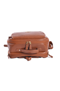 Skier Leather Backpack.