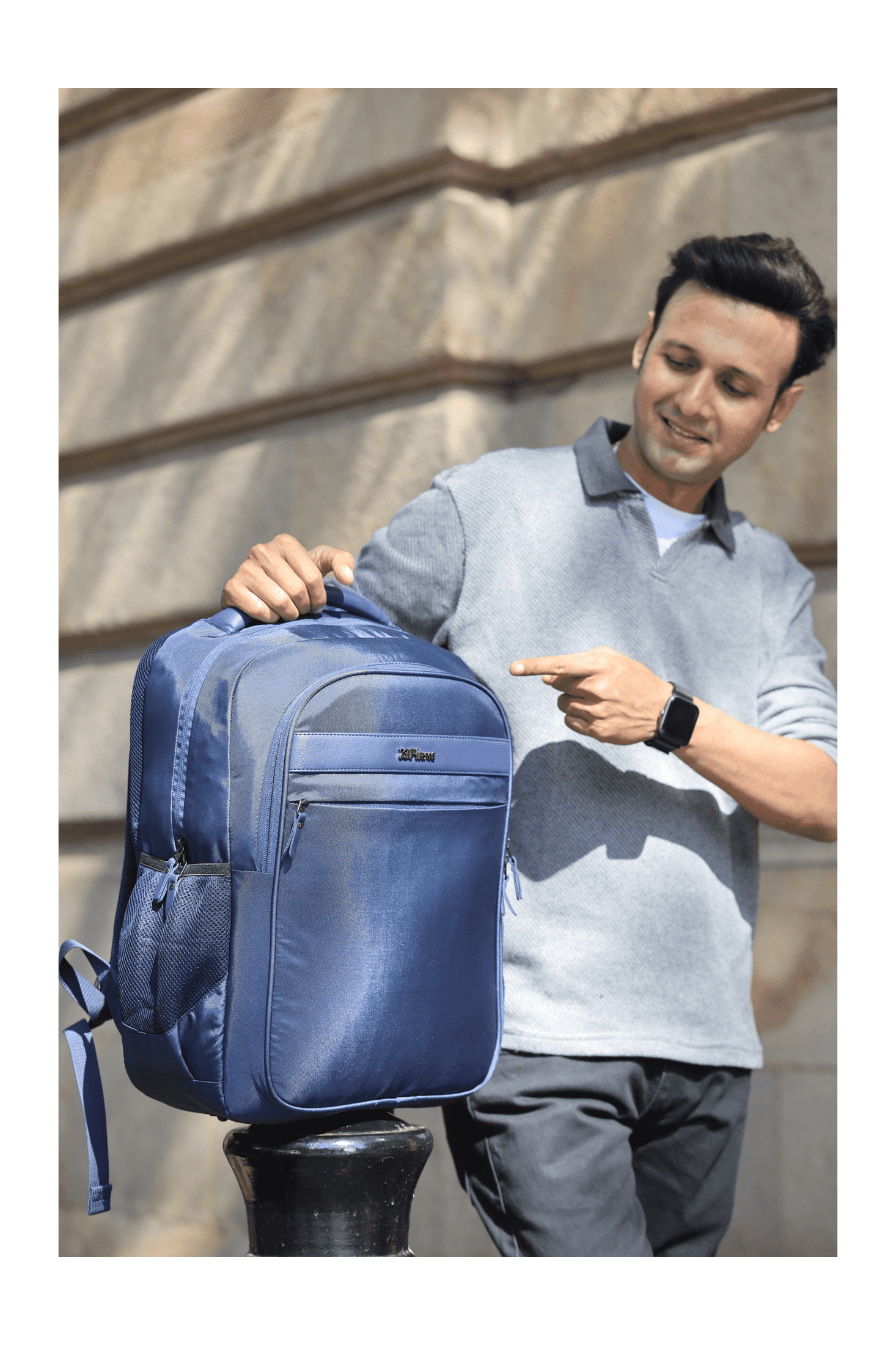 Ivory Laptop Backpack.