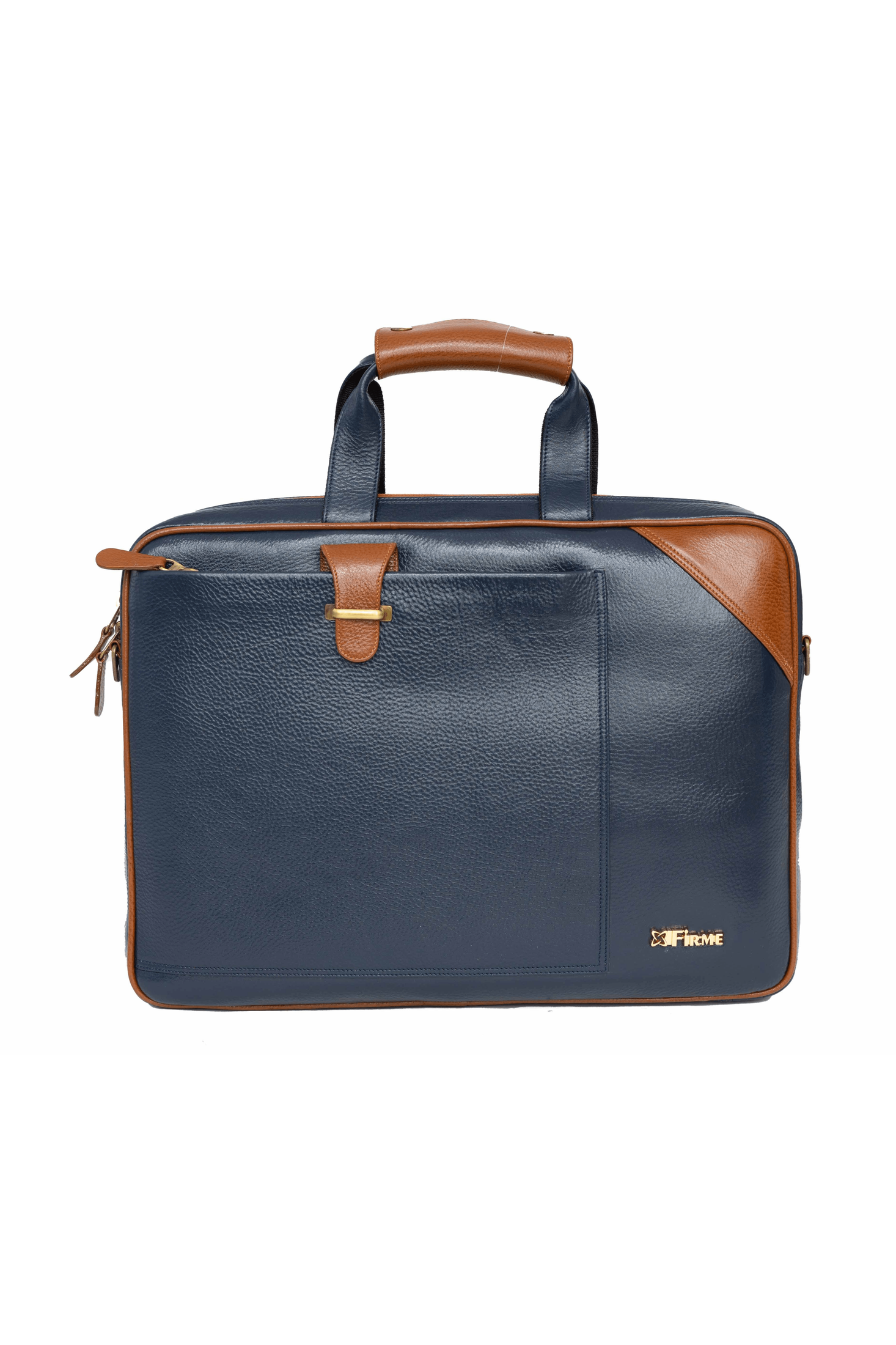 Stud Leather Laptop Bag.