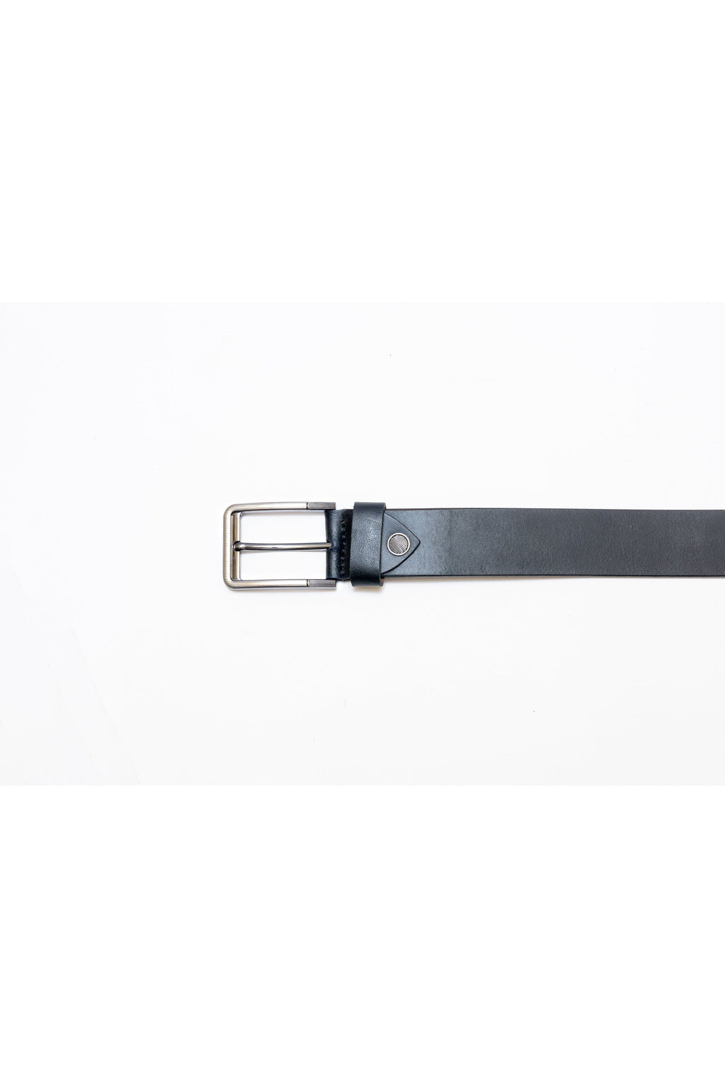 Mens Leather Belt With Fix Buckel | Genuine Leather Belt For Men (Fit Upto 46 Inches, Black ).
