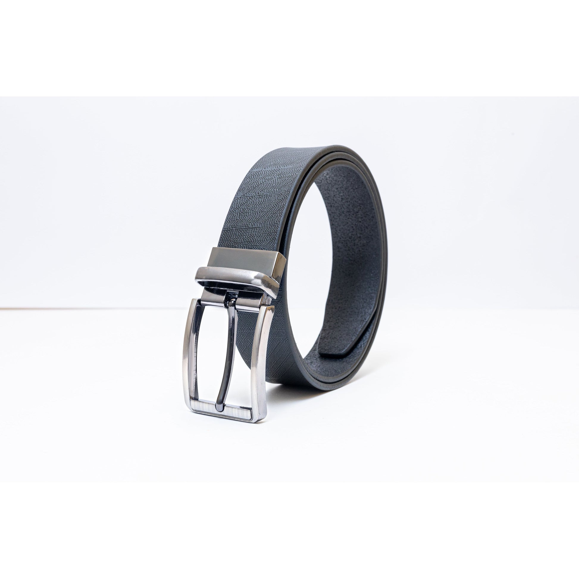 Firme Bag Mens Leather Belt With Buckel | Genuine Leather Belt For Men (Fit Upto 46 Inches, Black ).