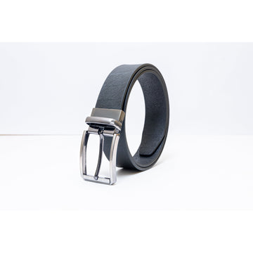 Firme Bag Mens Leather Belt With Buckel | Genuine Leather Belt For Men (Fit Upto 46 Inches, Black ).