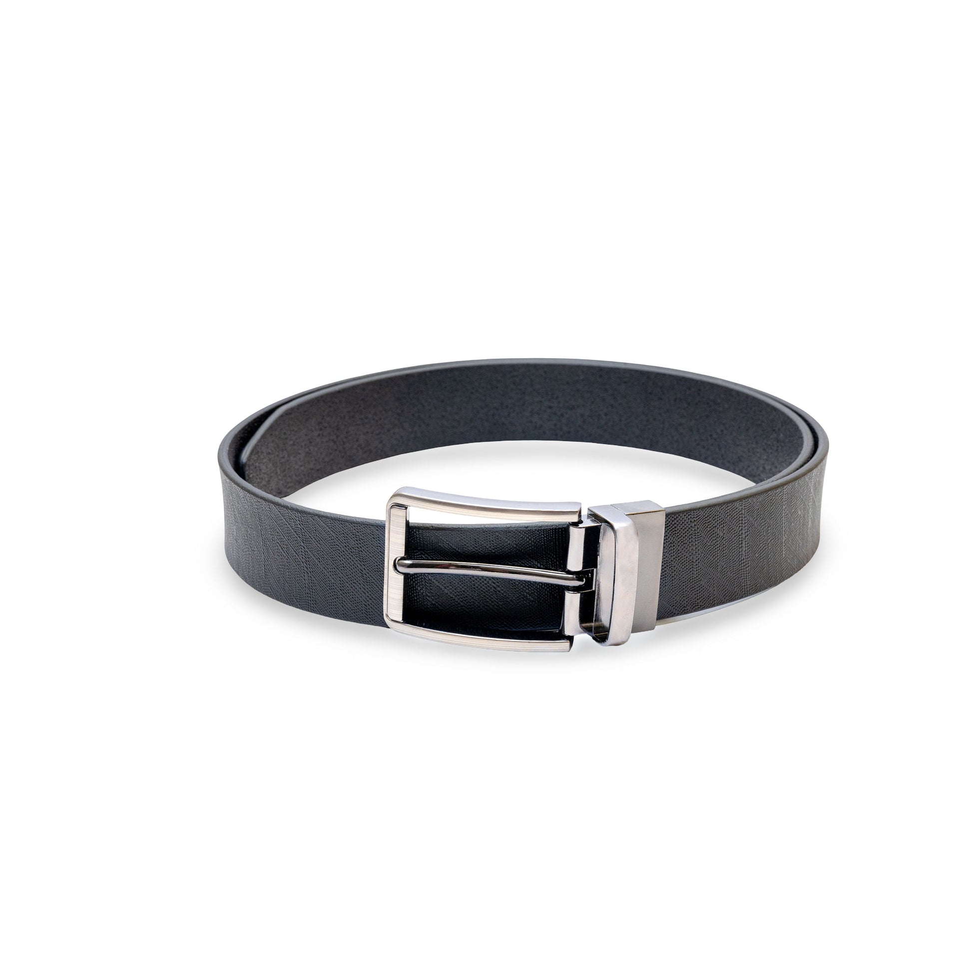Firme Bag Mens Leather Belt With Buckel | Genuine Leather Belt For Men (Fit Upto 46 Inches, Black ).