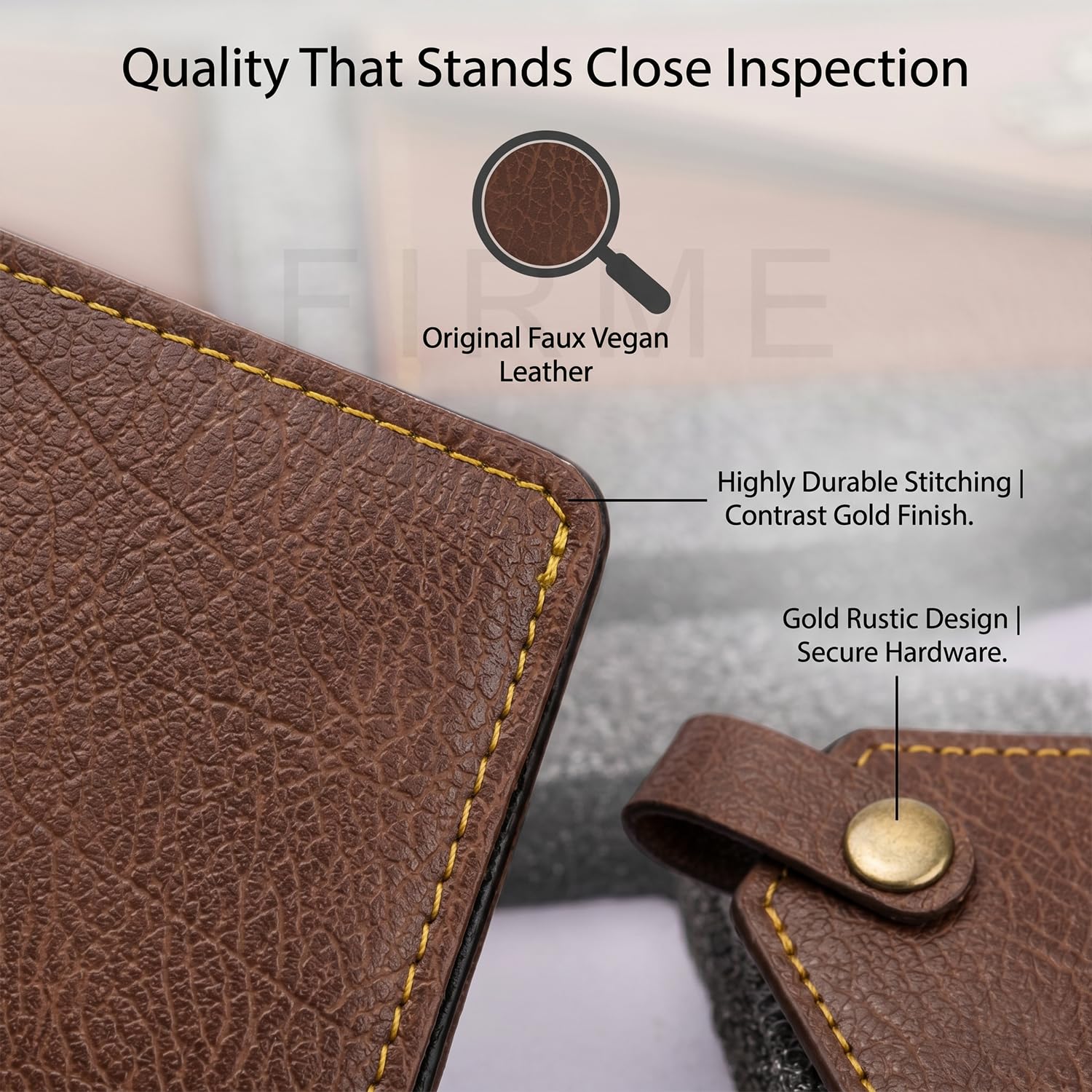 The Signature Gift Combo Set of Six – Premium Faux Vegan Leather Travel Essentials (Personalised Name Available)