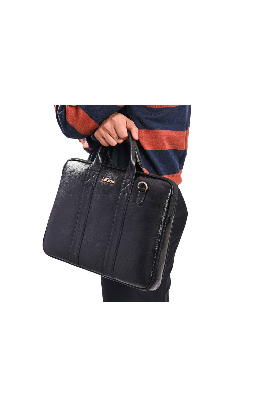 Elvee Leather Laptop Bag.