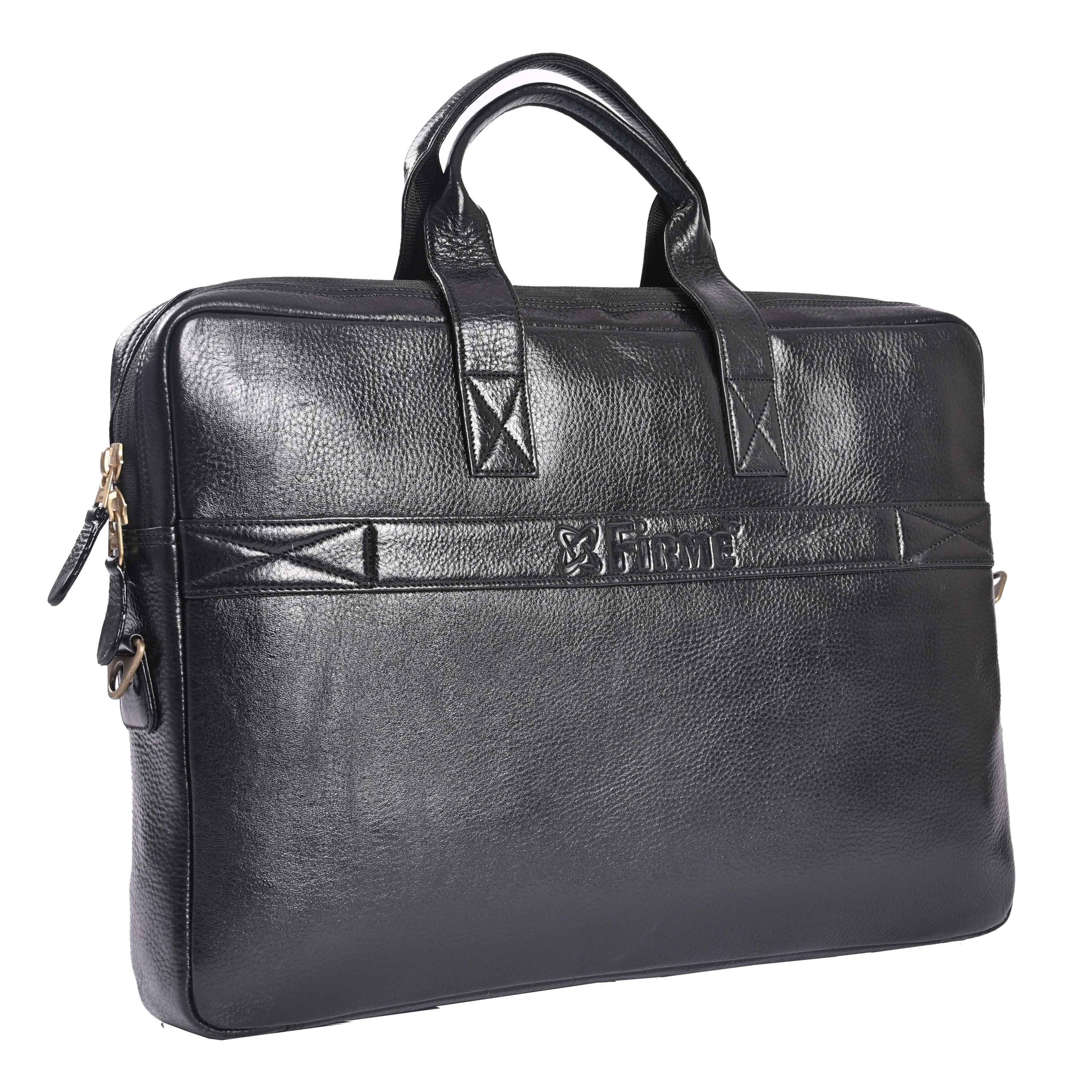 Fizzy Leather Laptop Bag - Firmebags