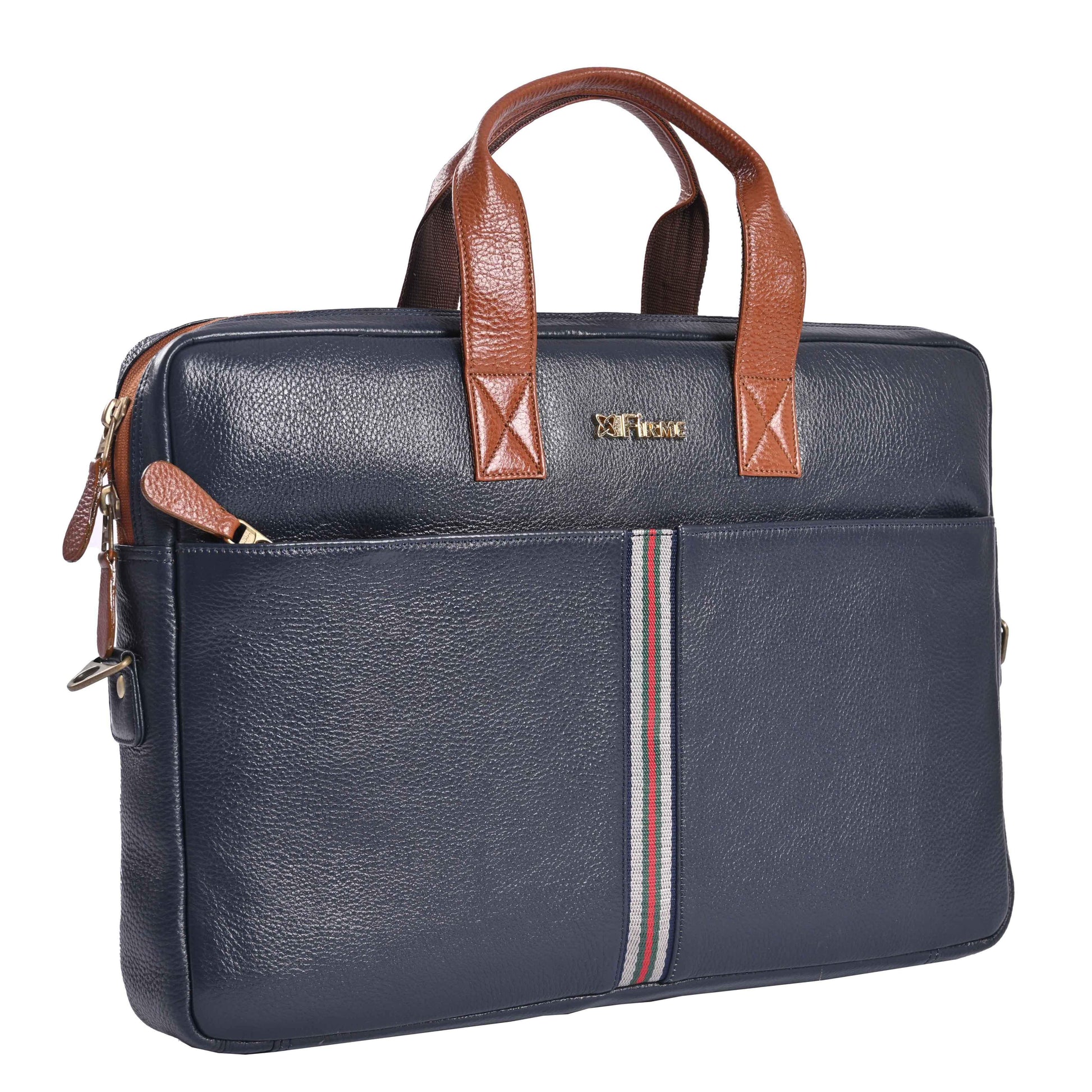 Fizzy Leather Laptop Bag - Firmebags