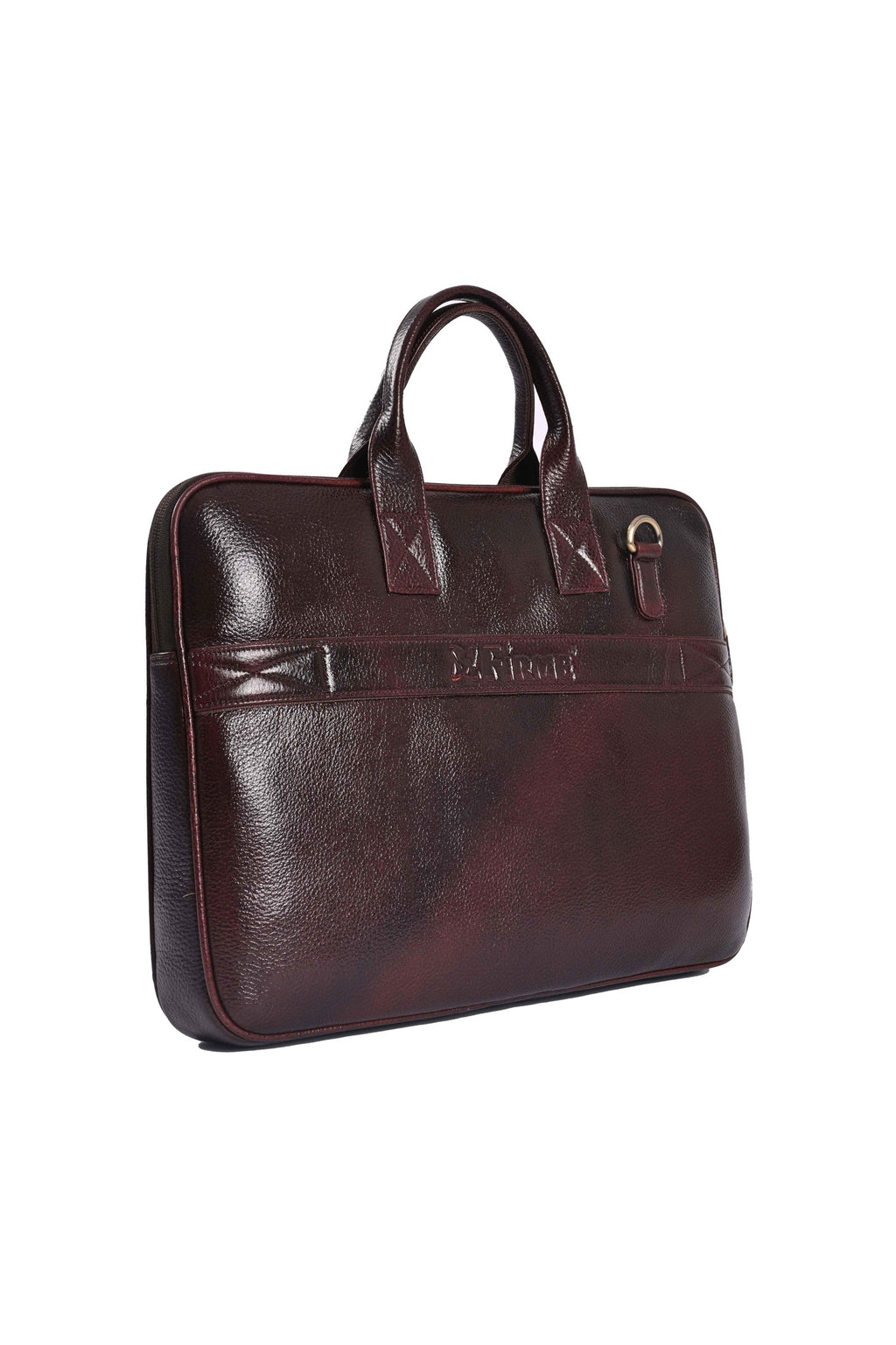 Elvee Leather Laptop Bag.