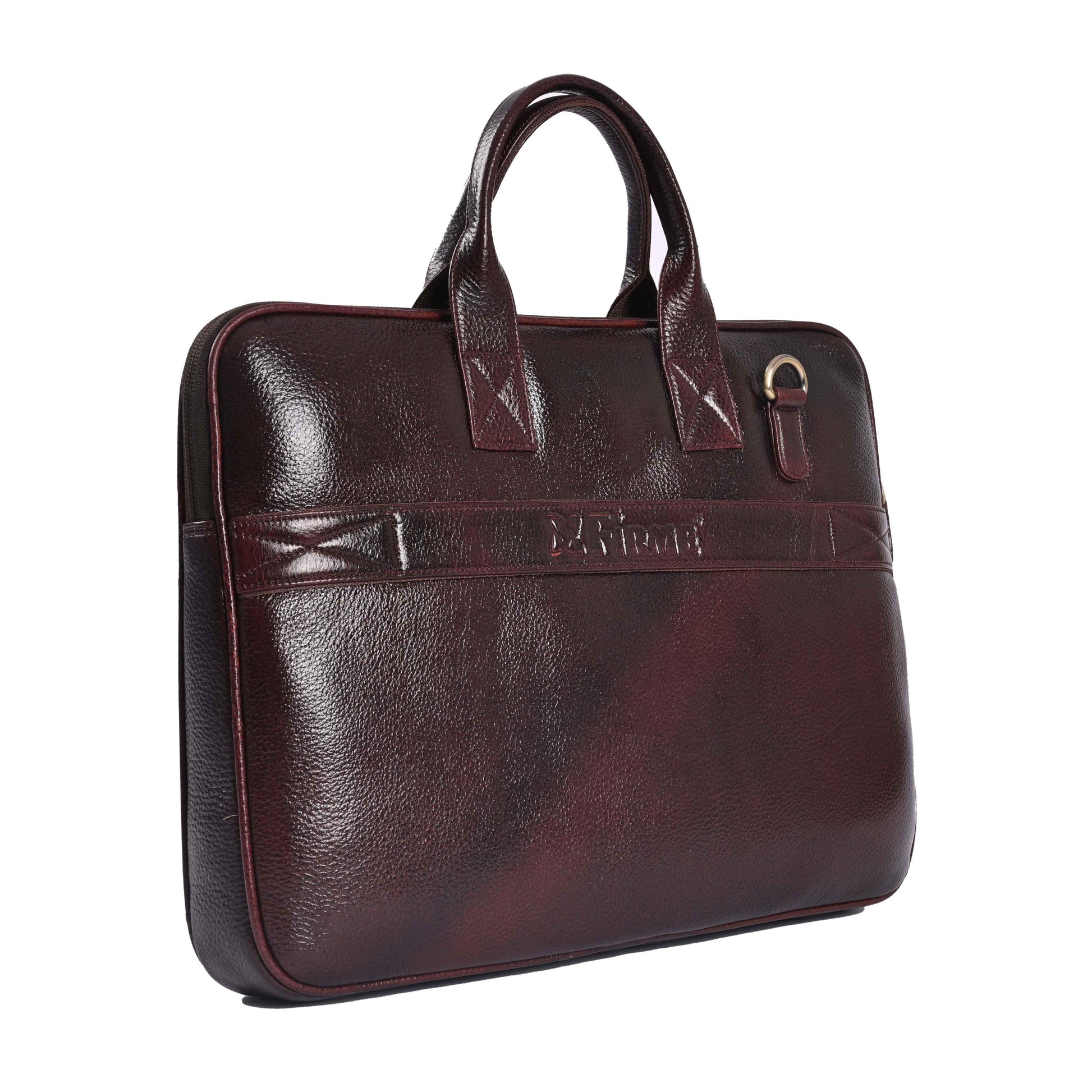 Elvee Leather Laptop Bag - Firmebags