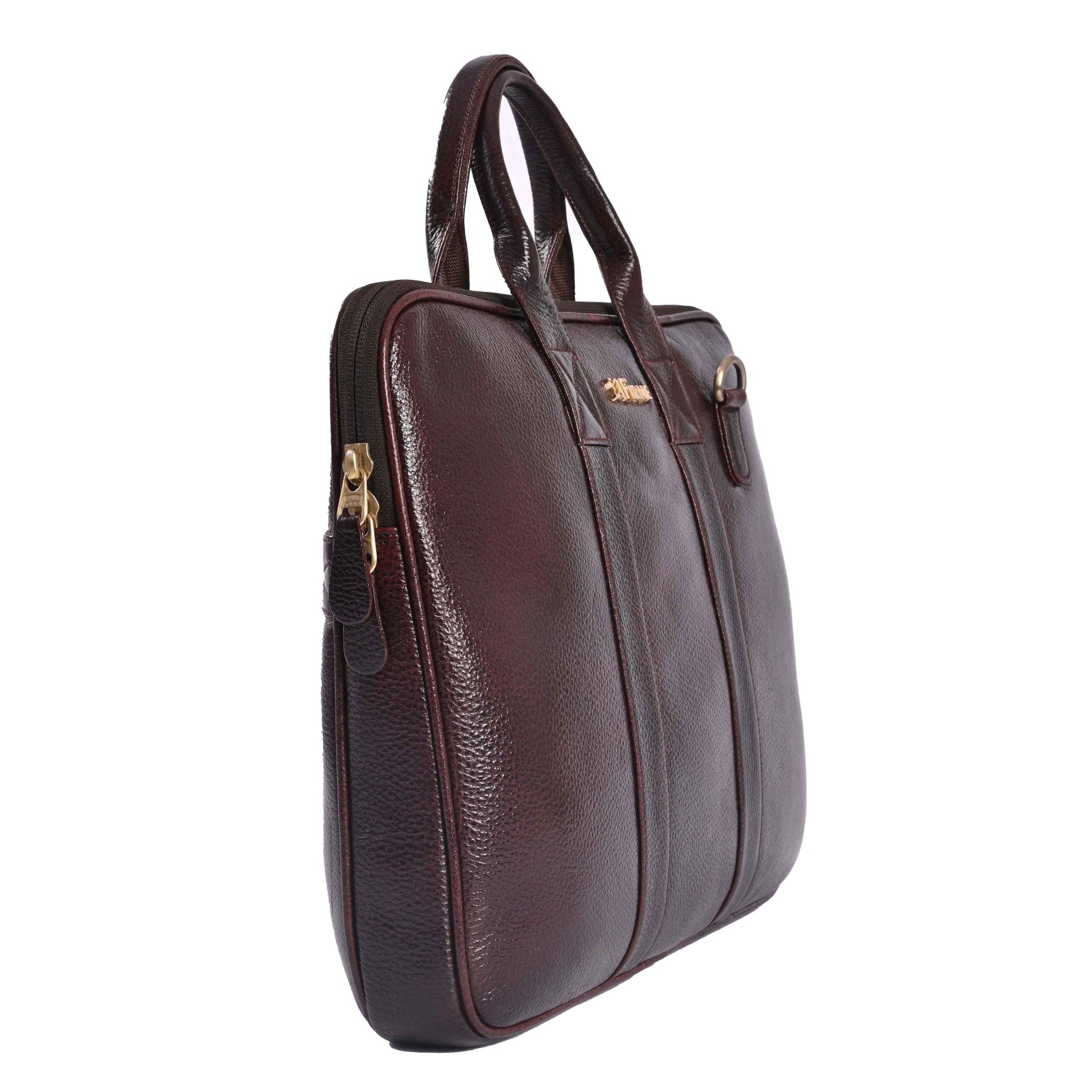 Elvee Leather Laptop Bag - Firmebags