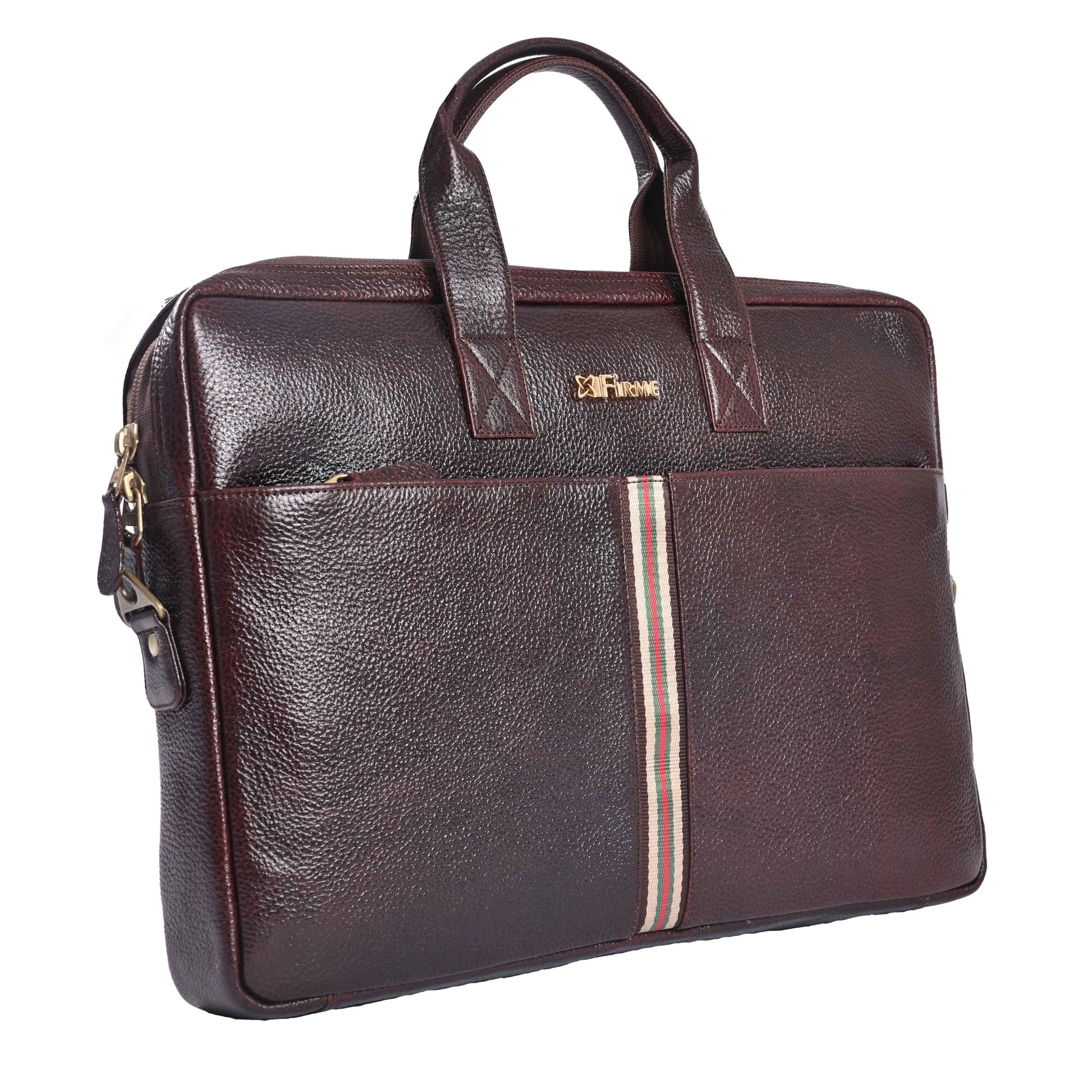 Fizzy Leather Laptop Bag - Firmebags