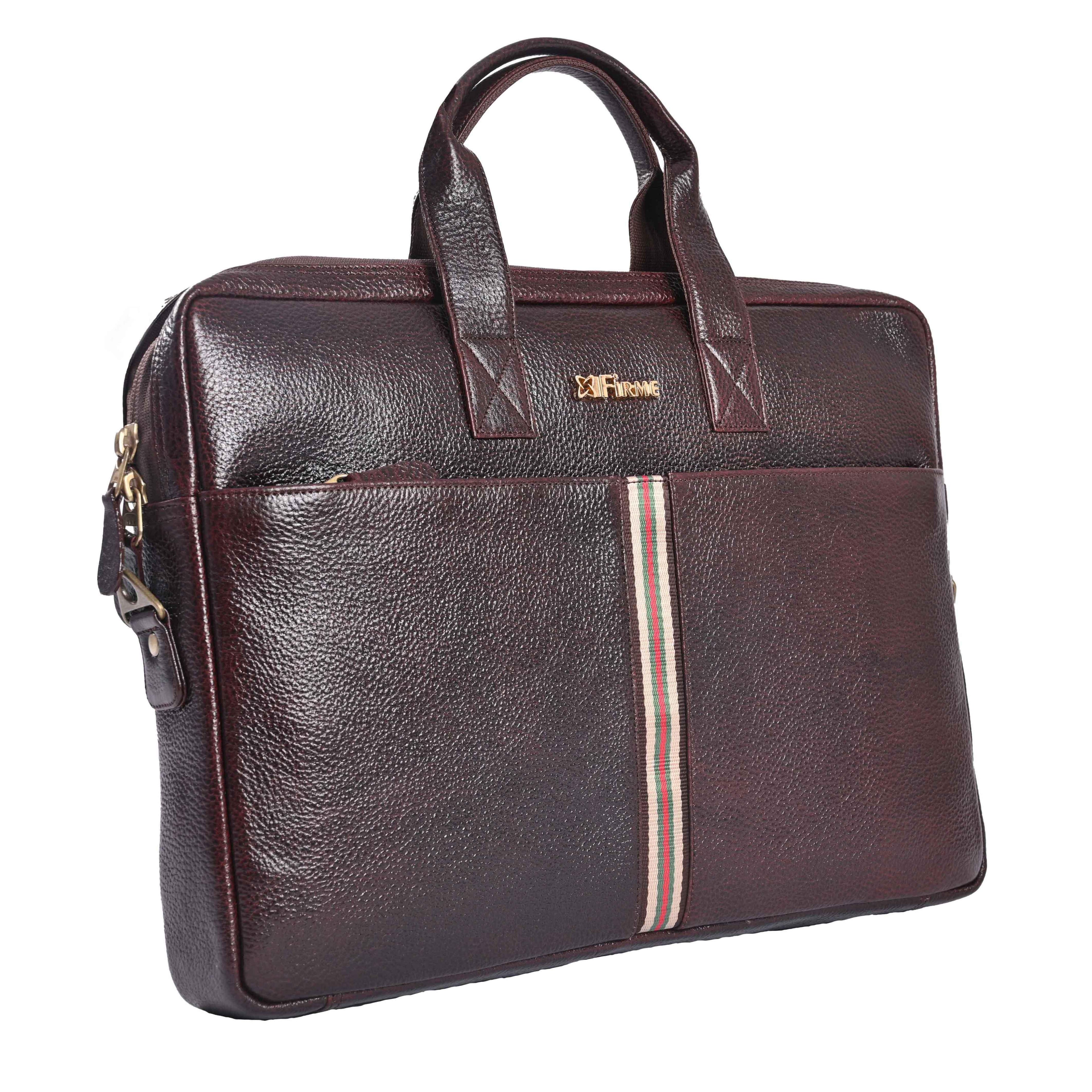 Fizzy Leather Laptop Bag.