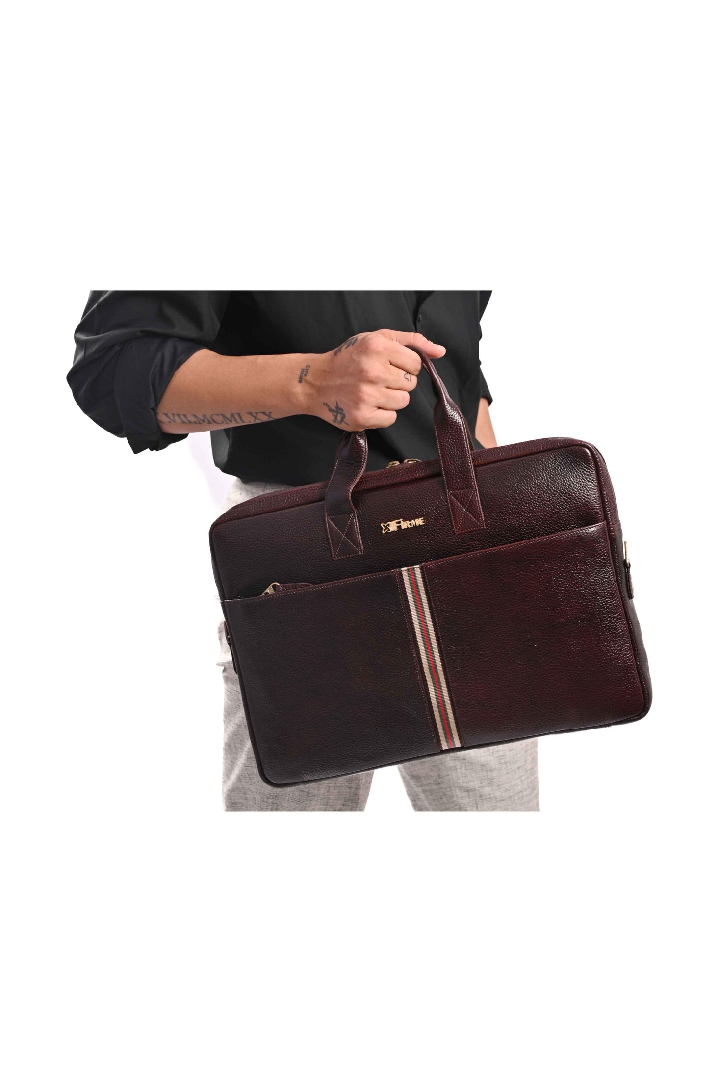 Fizzy Leather Laptop Bag.