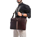 Fizzy Leather Laptop Bag - Firmebags