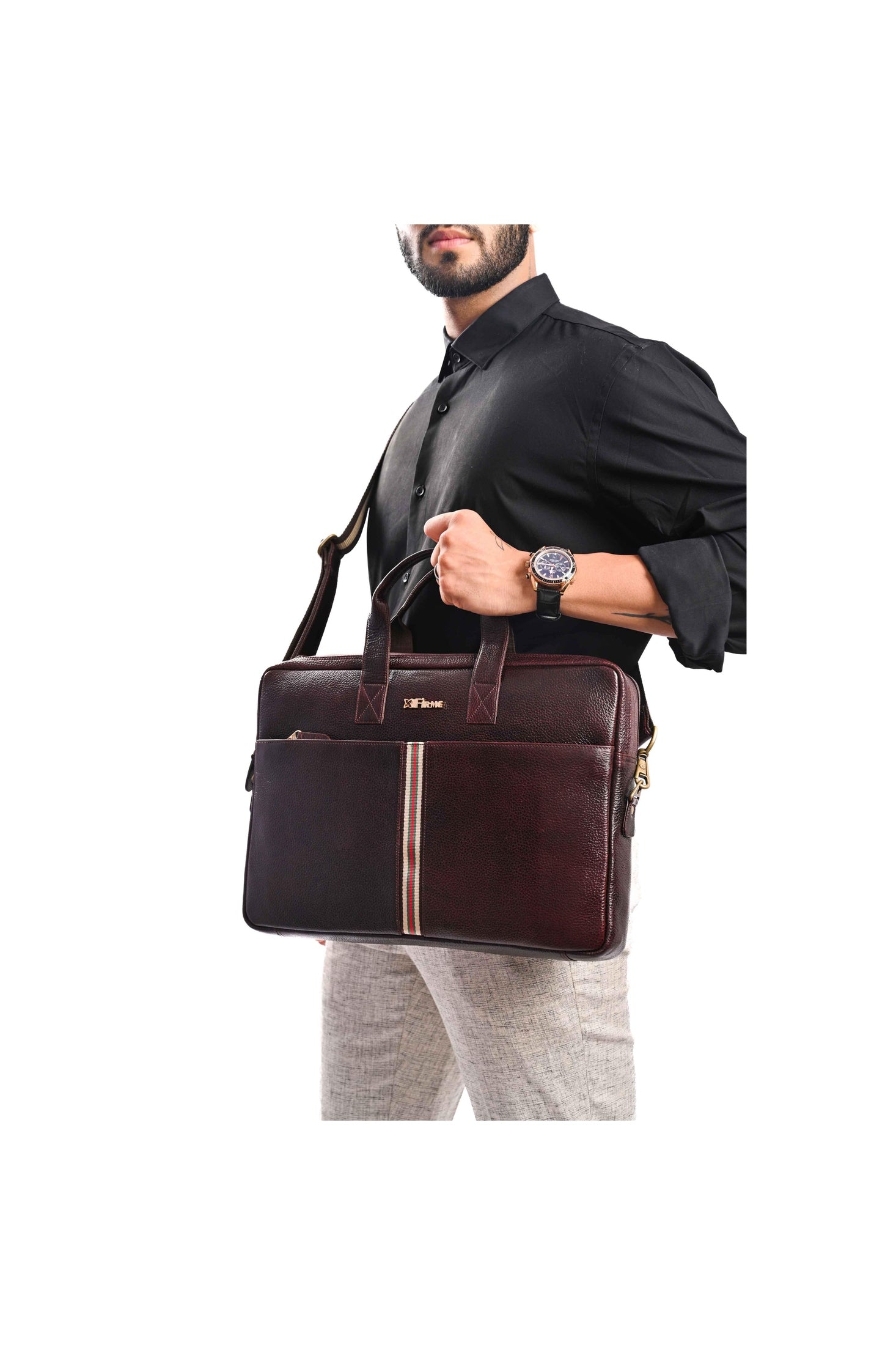 Fizzy Leather Laptop Bag.