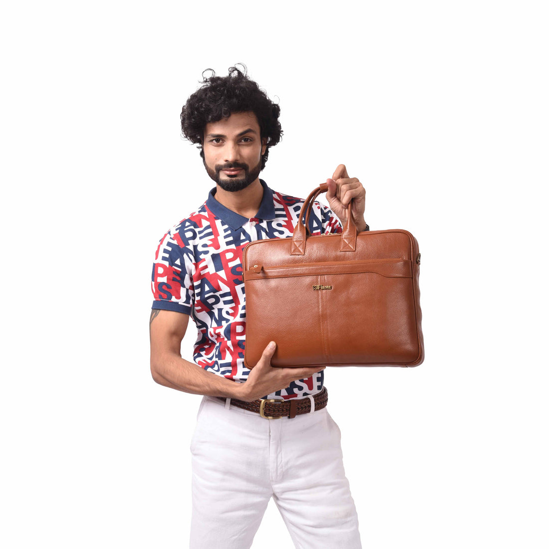 Classic Leather Laptop Bag - Firmebags