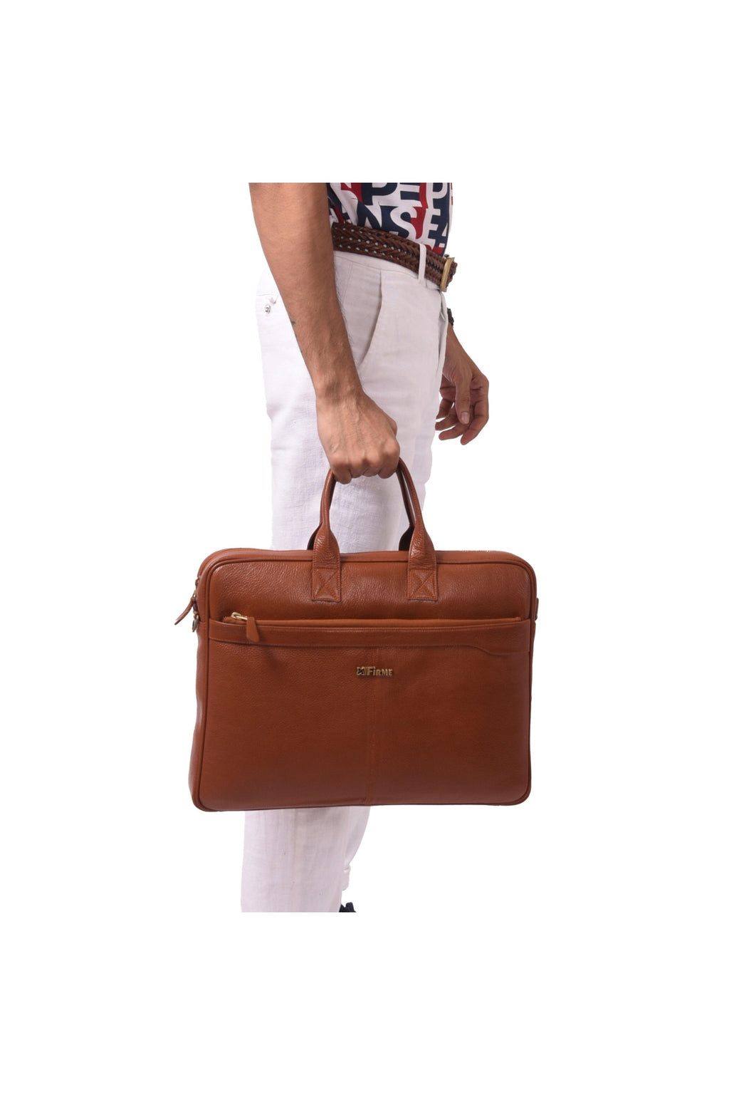 Classic Leather Laptop Bag.