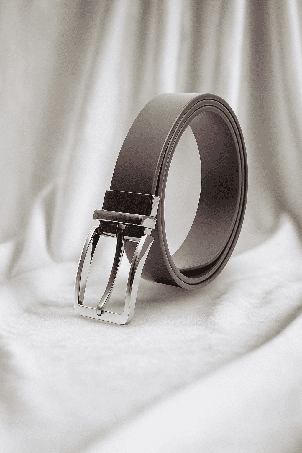 Mens Leather Belt With Buckel | Genuine Leather Belt For Men (Fit Upto 46 Inches, Brown )