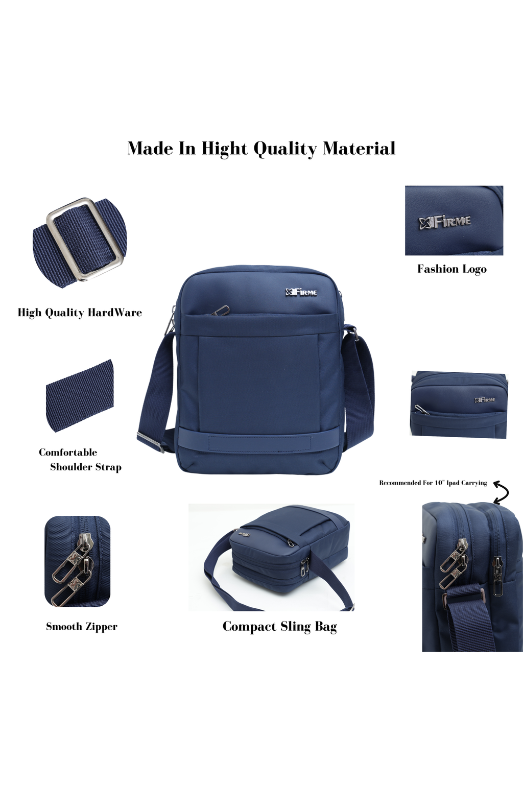 Pixel Double Pocket Sling Bags Firmebags