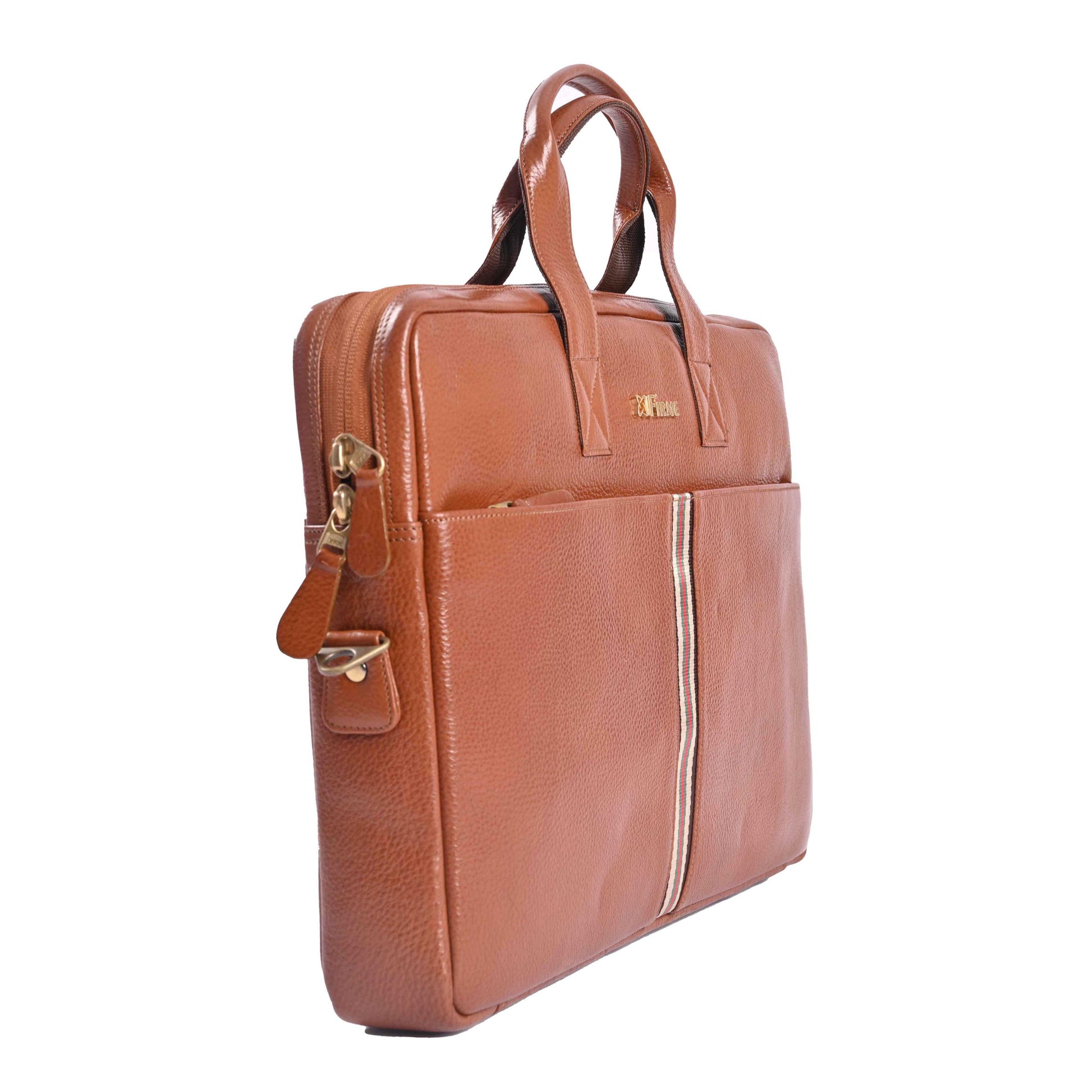 Fizzy Leather Laptop Bag - Firmebags