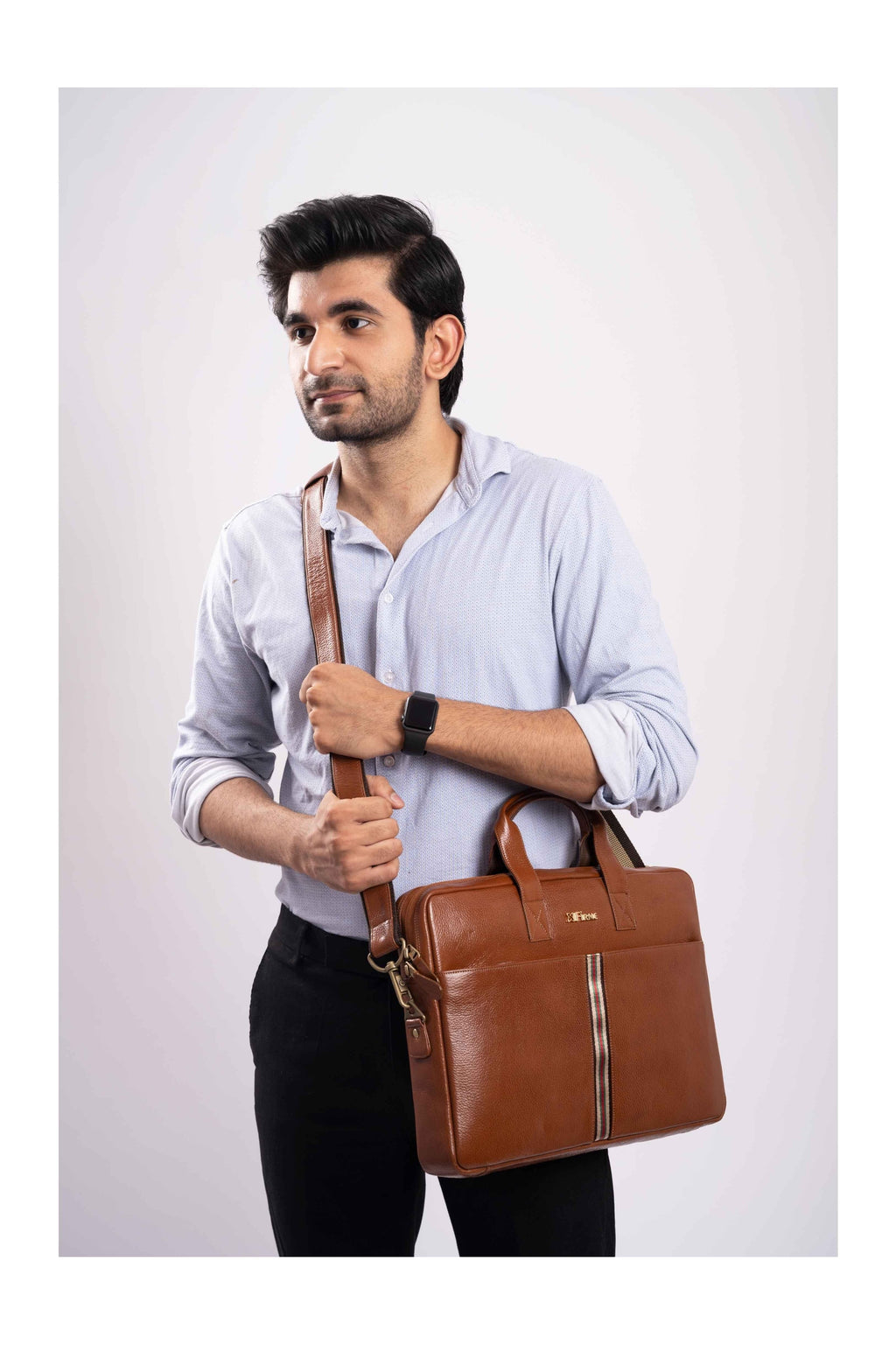 Fizzy Leather Laptop Bag.