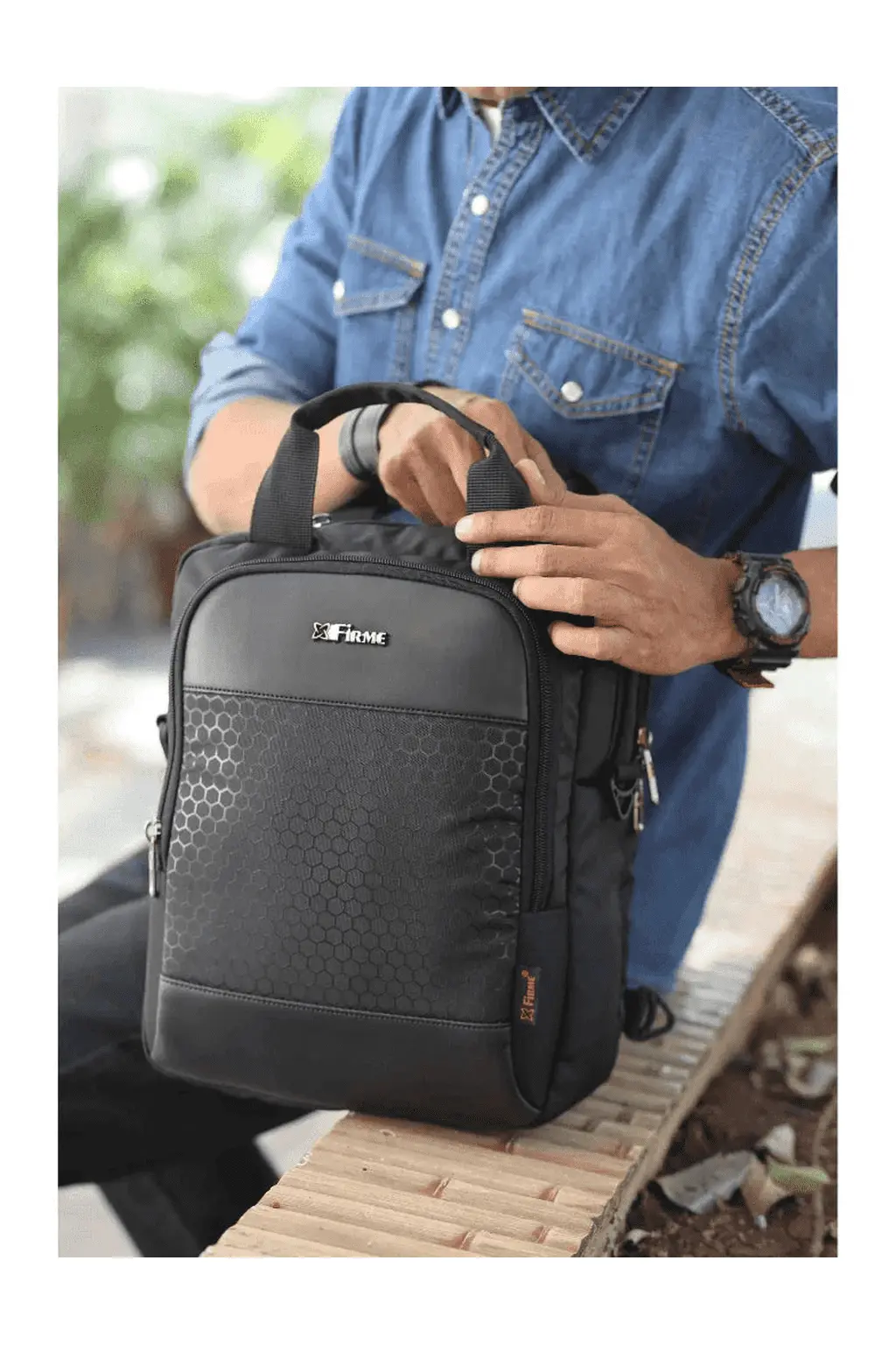 Firme Hive 2 In 1 BackPack Men - Convertible Backpack For Office.