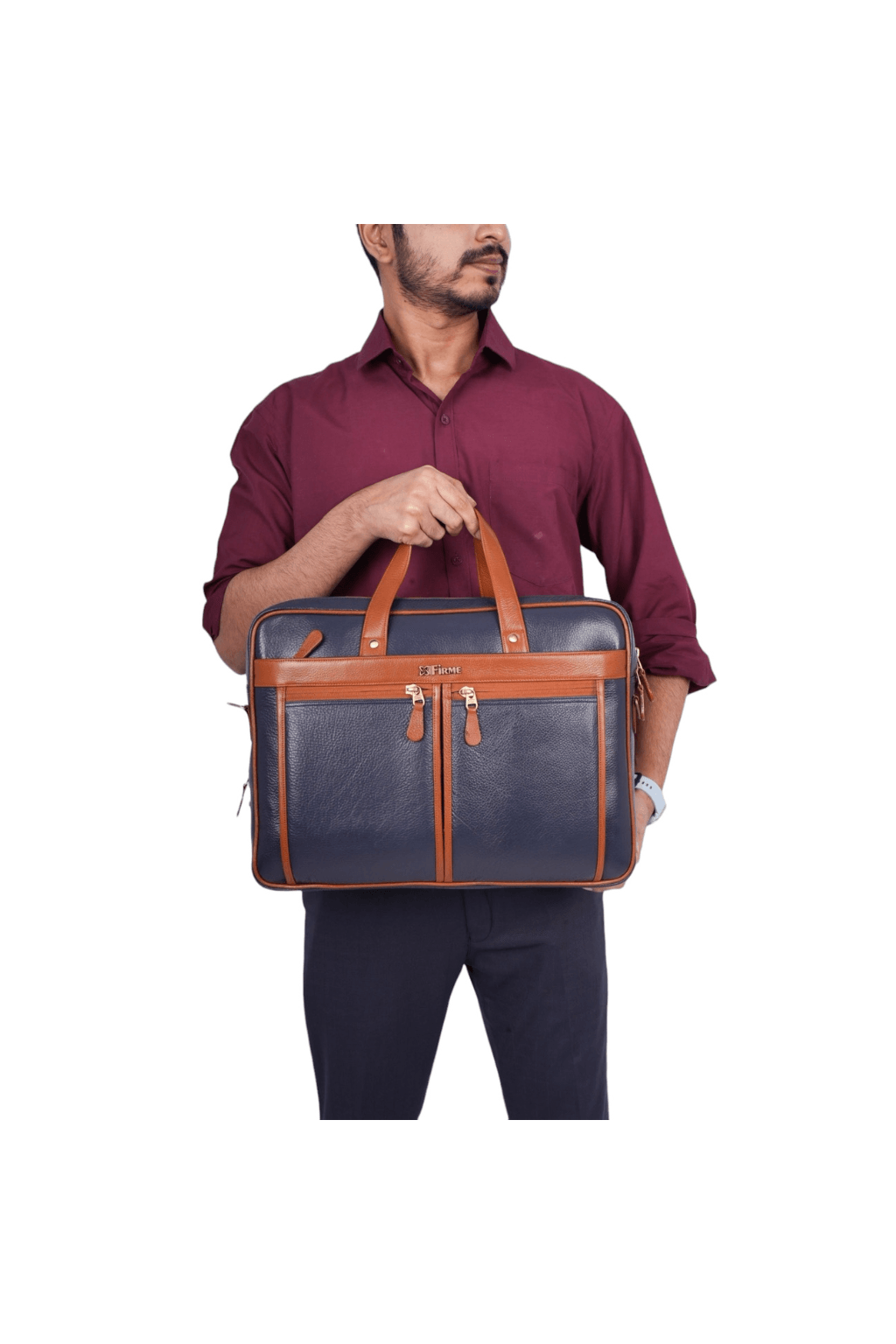 Maple Leather Laptop Bag.