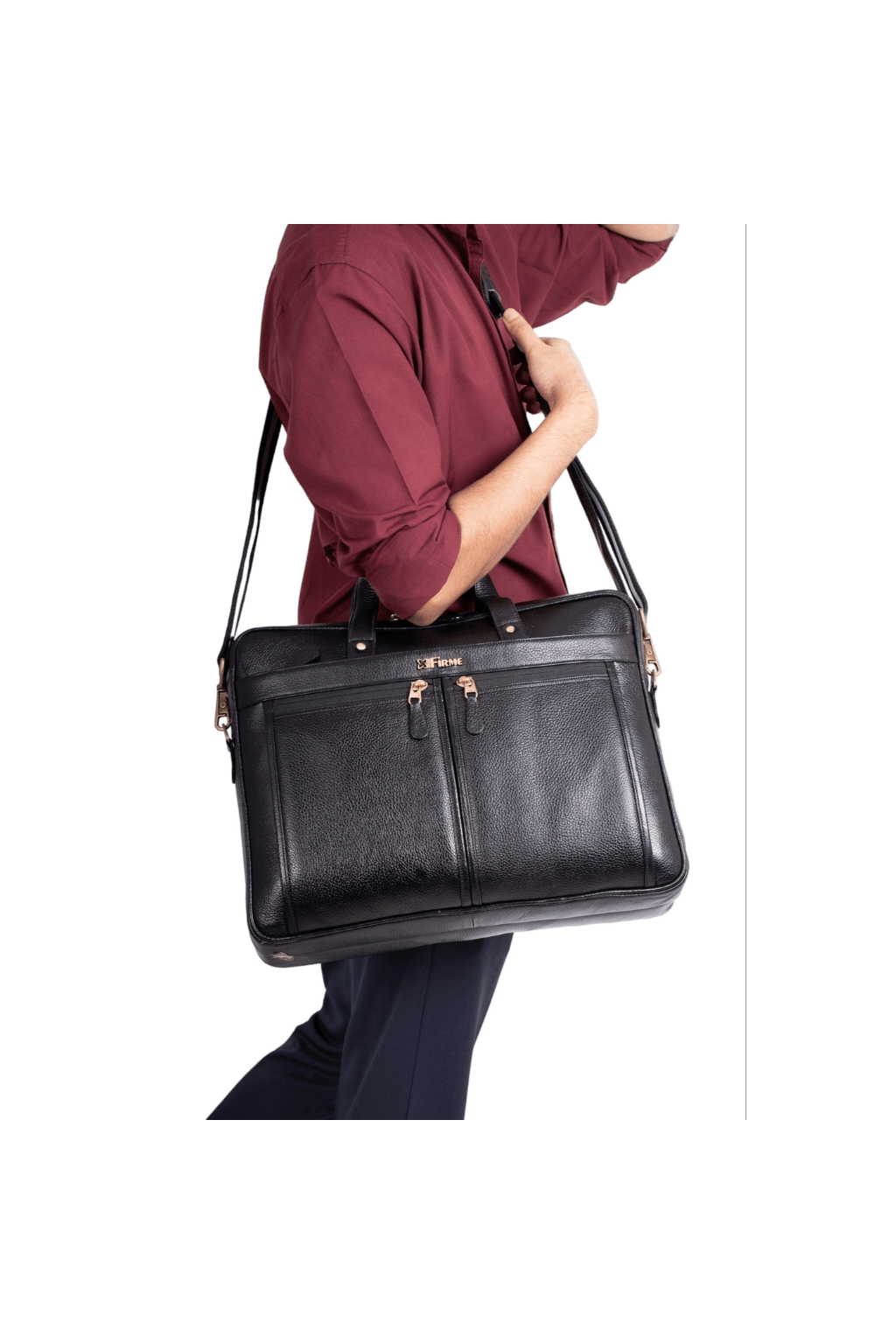 Maple Leather Laptop Bag.