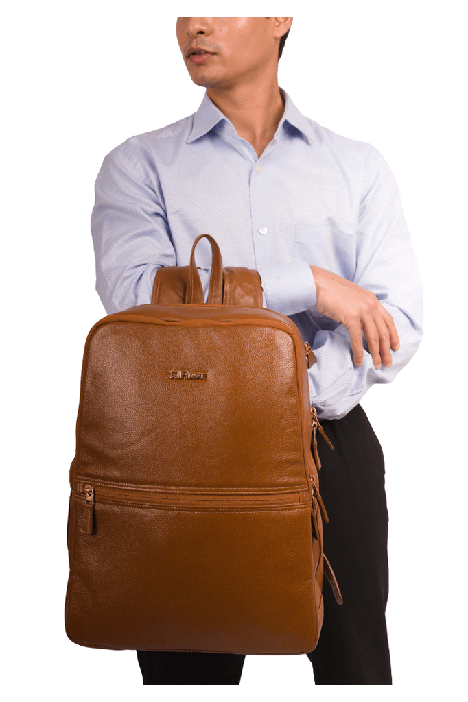 Graze Leather Backpack.