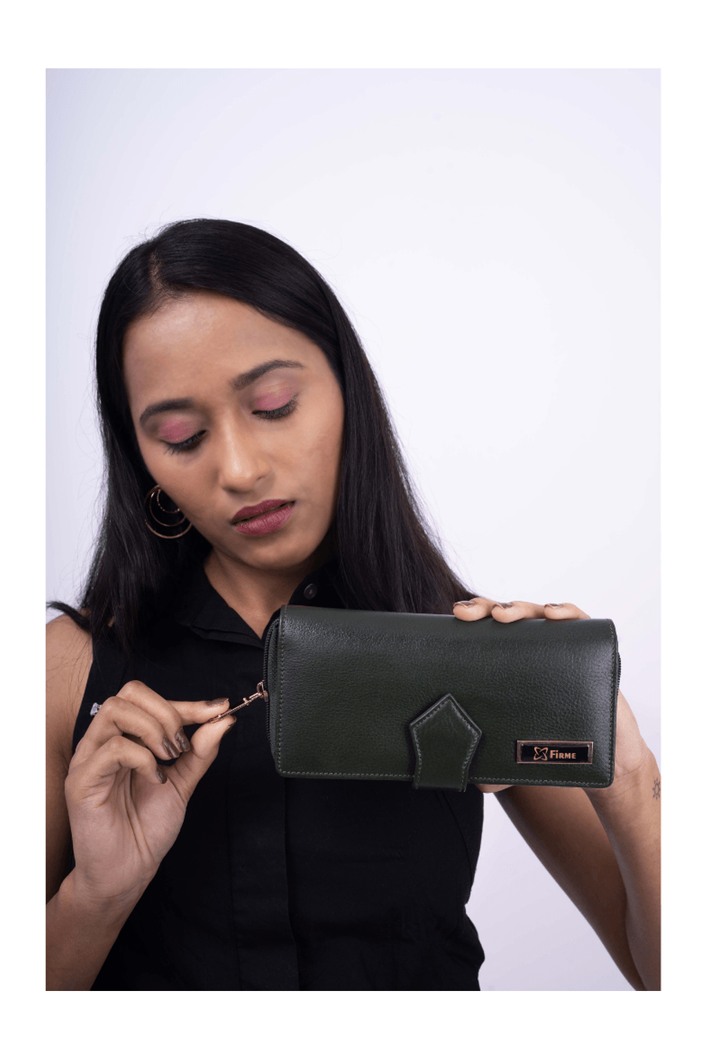 Grab Leather Women’s Clutch.