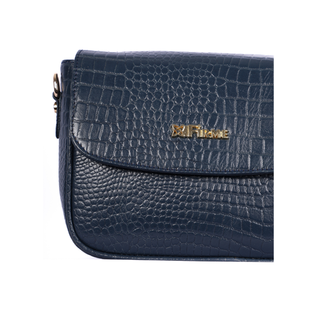 Croco Women’s Genuine Leather Sling Bag – Lightweight, Waterproof, Compact Design