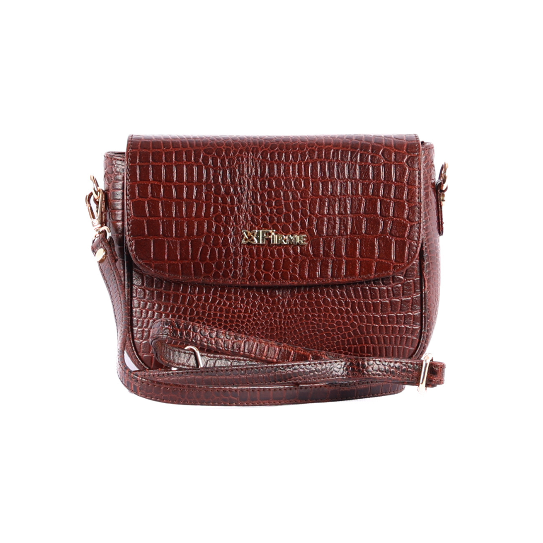 Croco Women’s Genuine Leather Sling Bag – Lightweight, Waterproof, Compact Design