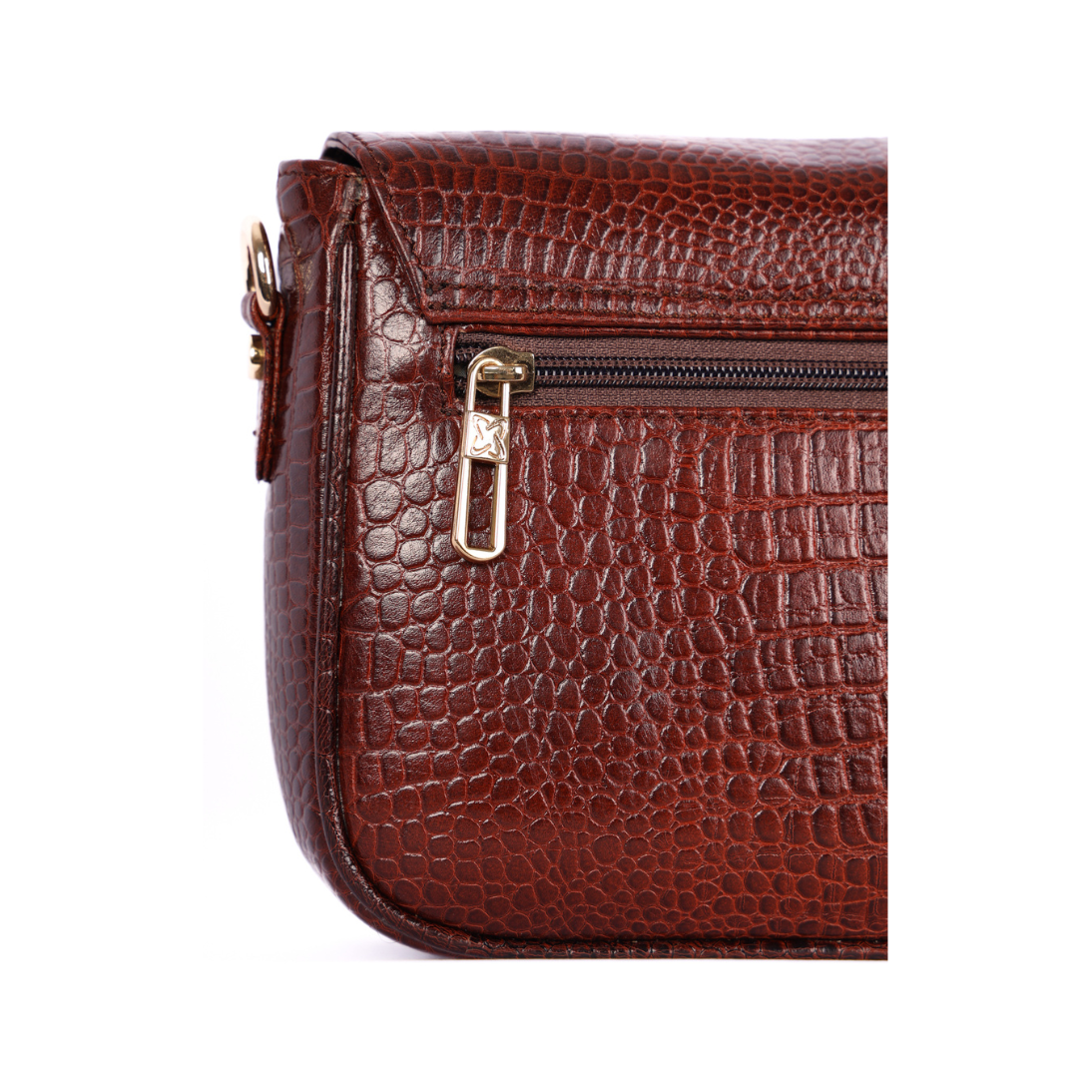 Croco Women’s Genuine Leather Sling Bag – Lightweight, Waterproof, Compact Design