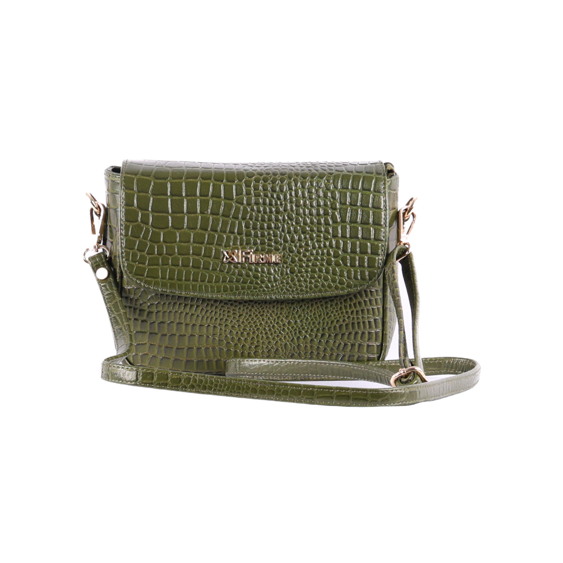 Croco Women’s Genuine Leather Sling Bag – Lightweight, Waterproof, Compact Design