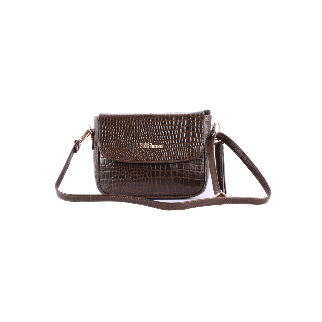 Croco Women’s Genuine Leather Sling Bag – Lightweight, Waterproof, Compact Design