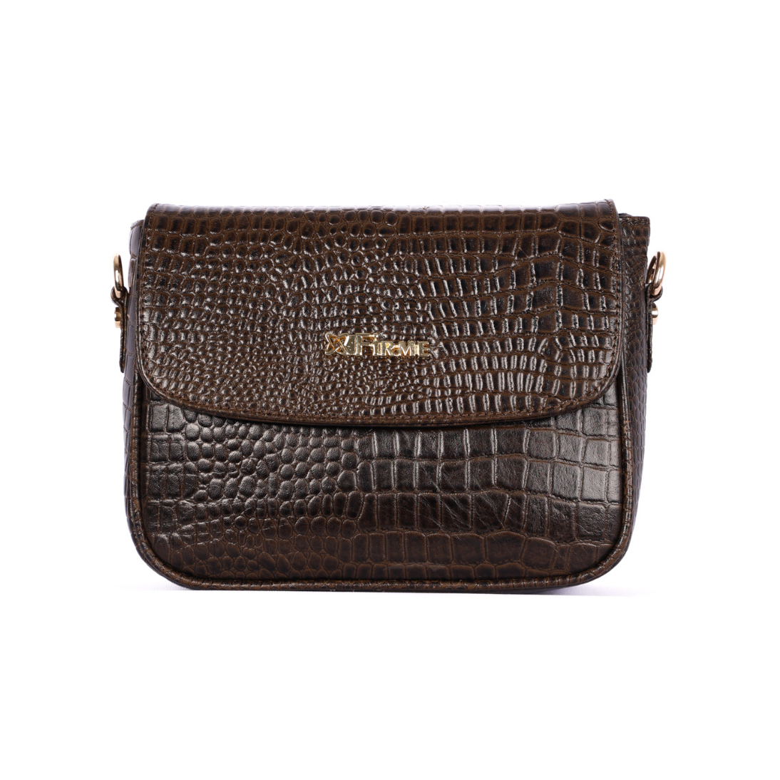 Croco Women’s Genuine Leather Sling Bag – Lightweight, Waterproof, Compact Design