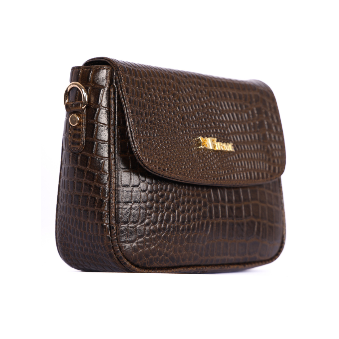 Croco Women’s Genuine Leather Sling Bag – Lightweight, Waterproof, Compact Design