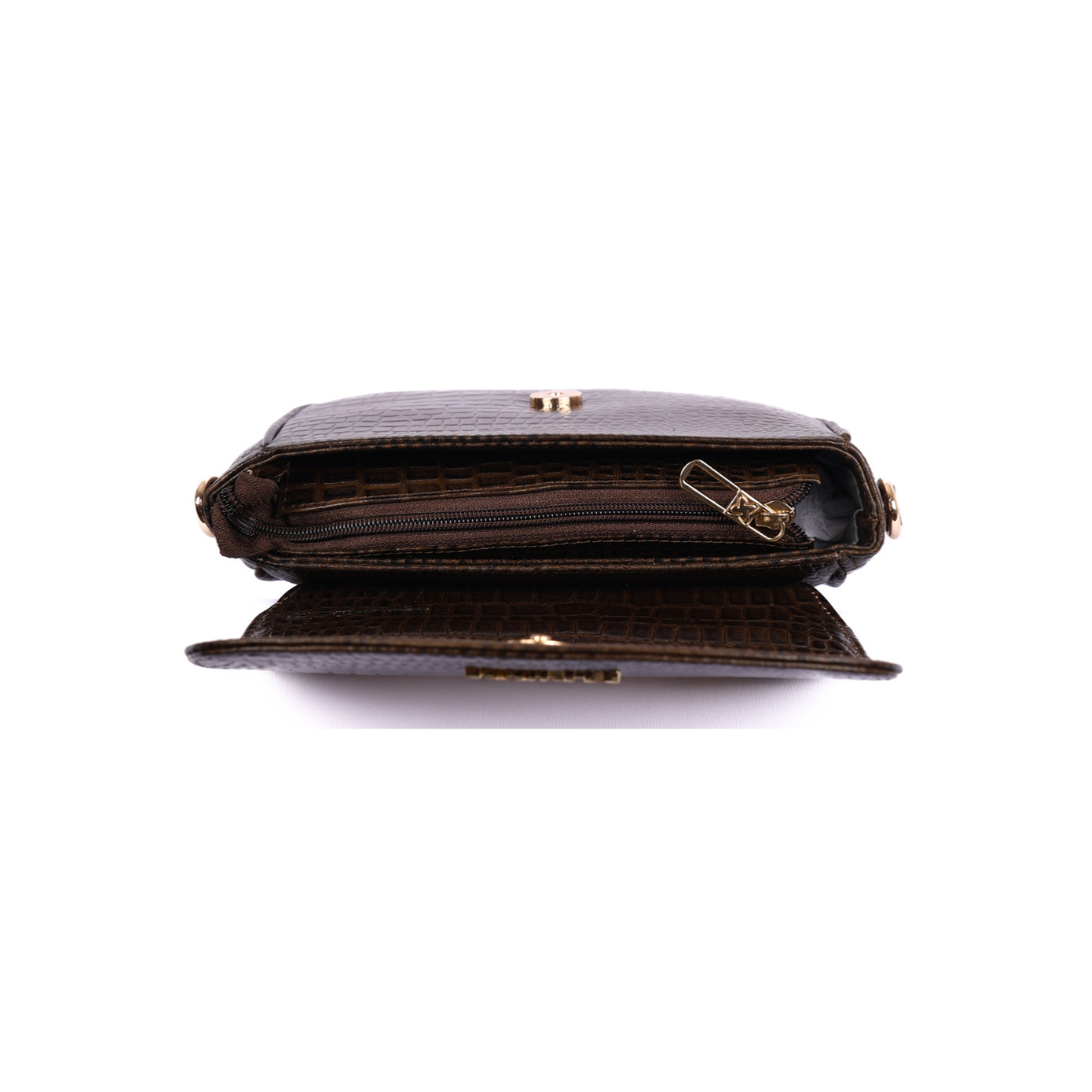 Croco Women’s Genuine Leather Sling Bag – Lightweight, Waterproof, Compact Design