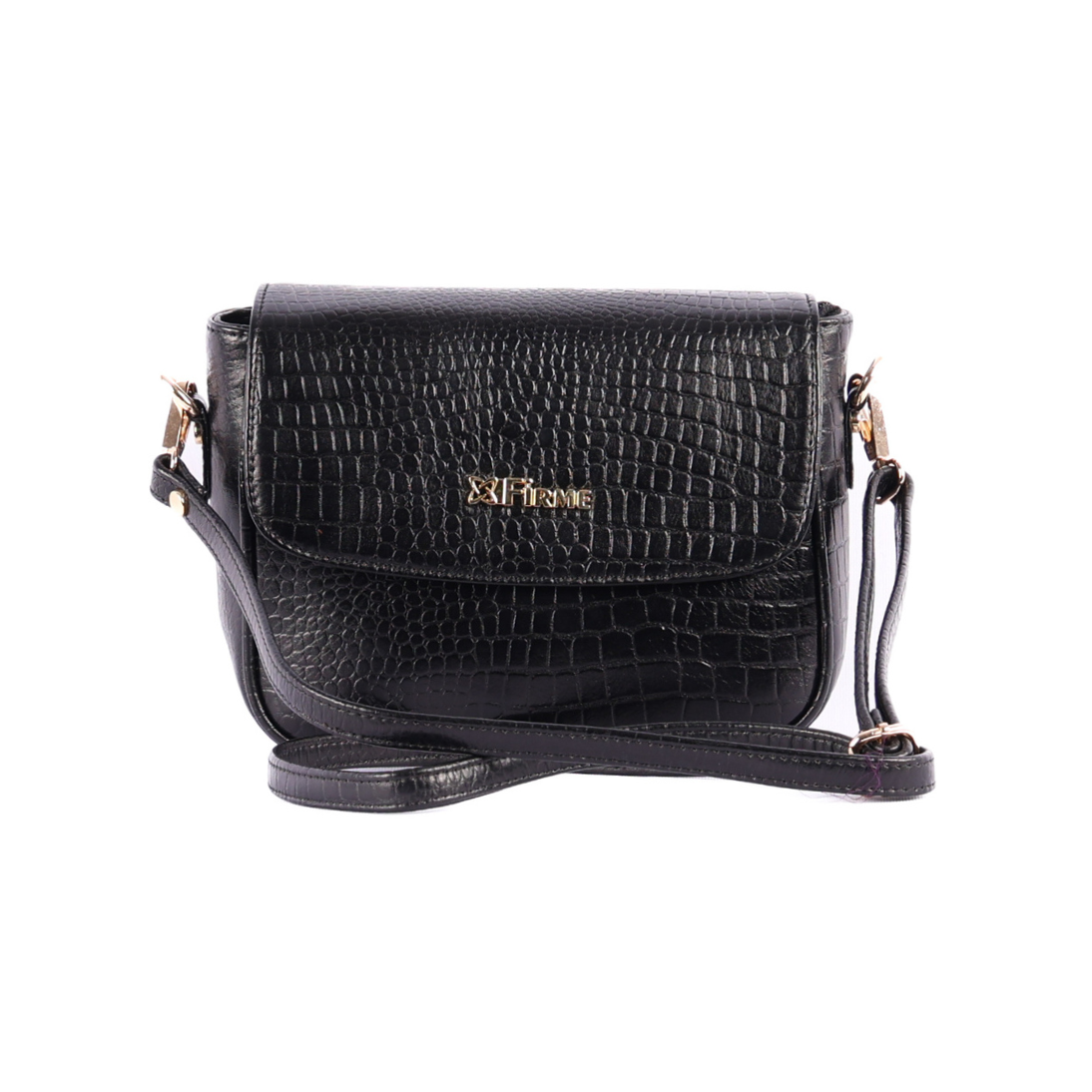 Croco Women's Leather Sling Bag