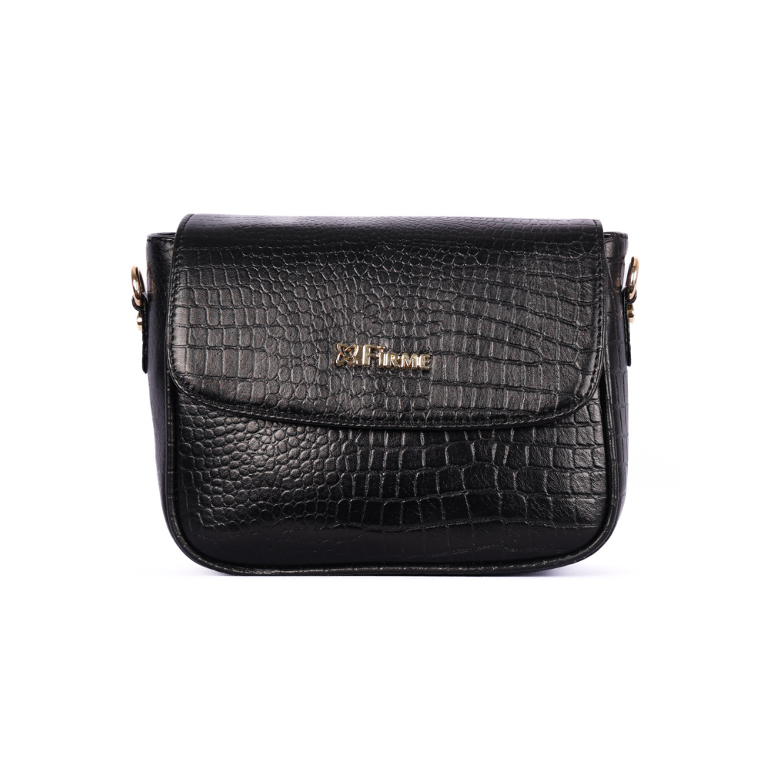 Croco Women's Leather Sling Bag