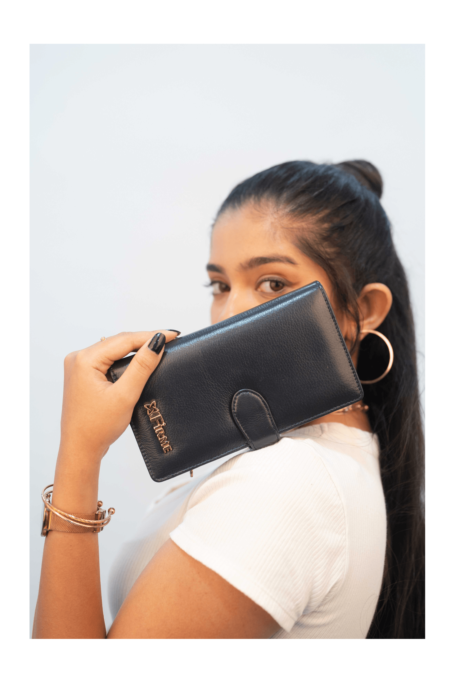 Snatch Leather Women’s Clutch.