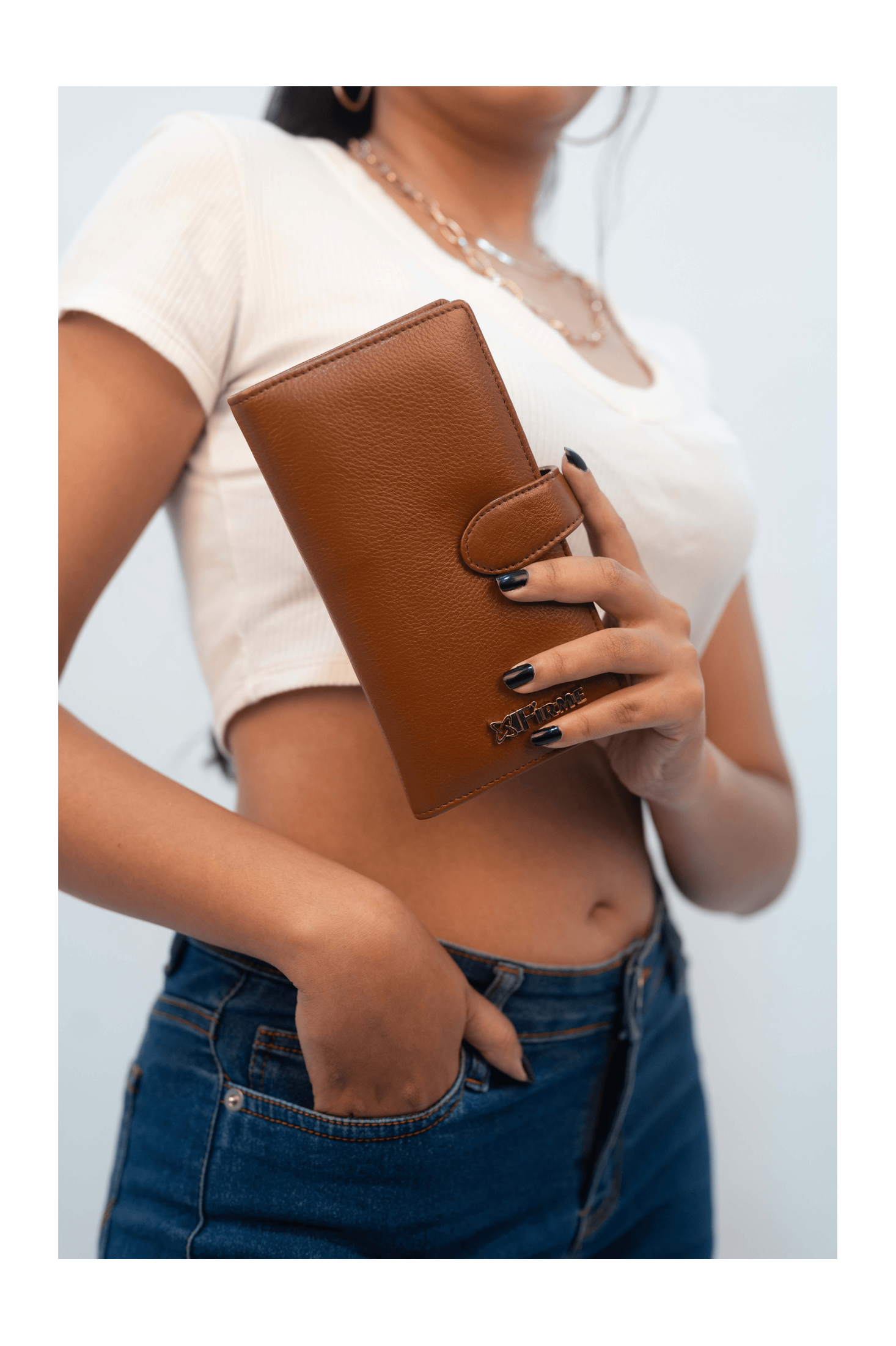 Snatch Leather Women’s Clutch - Firmebags