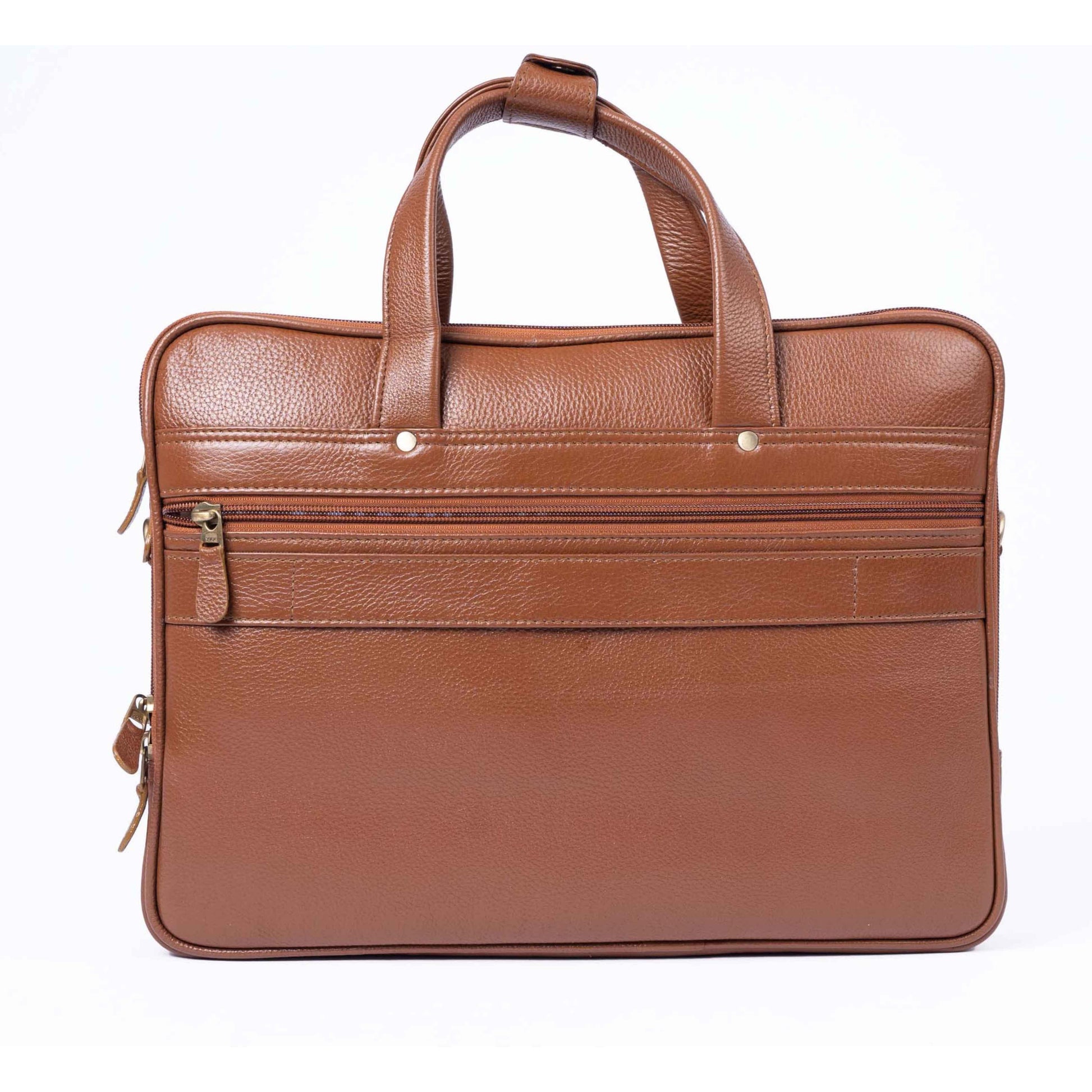 Aries – 1 Leather 15.6' Laptop Bag - Firmebags